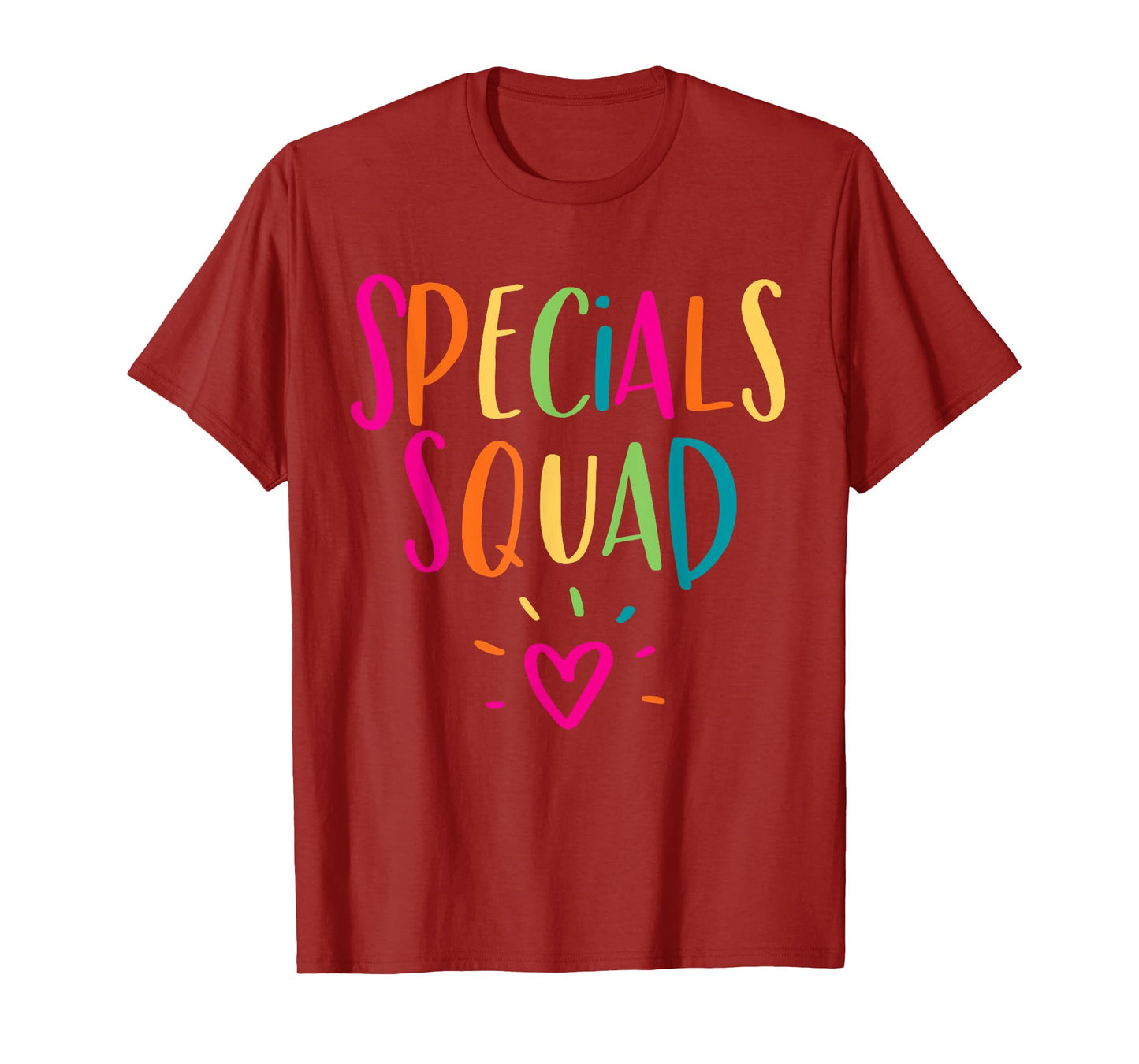 Specials Squad Art Music PE Tech Gym Teacher Team T-Shirt