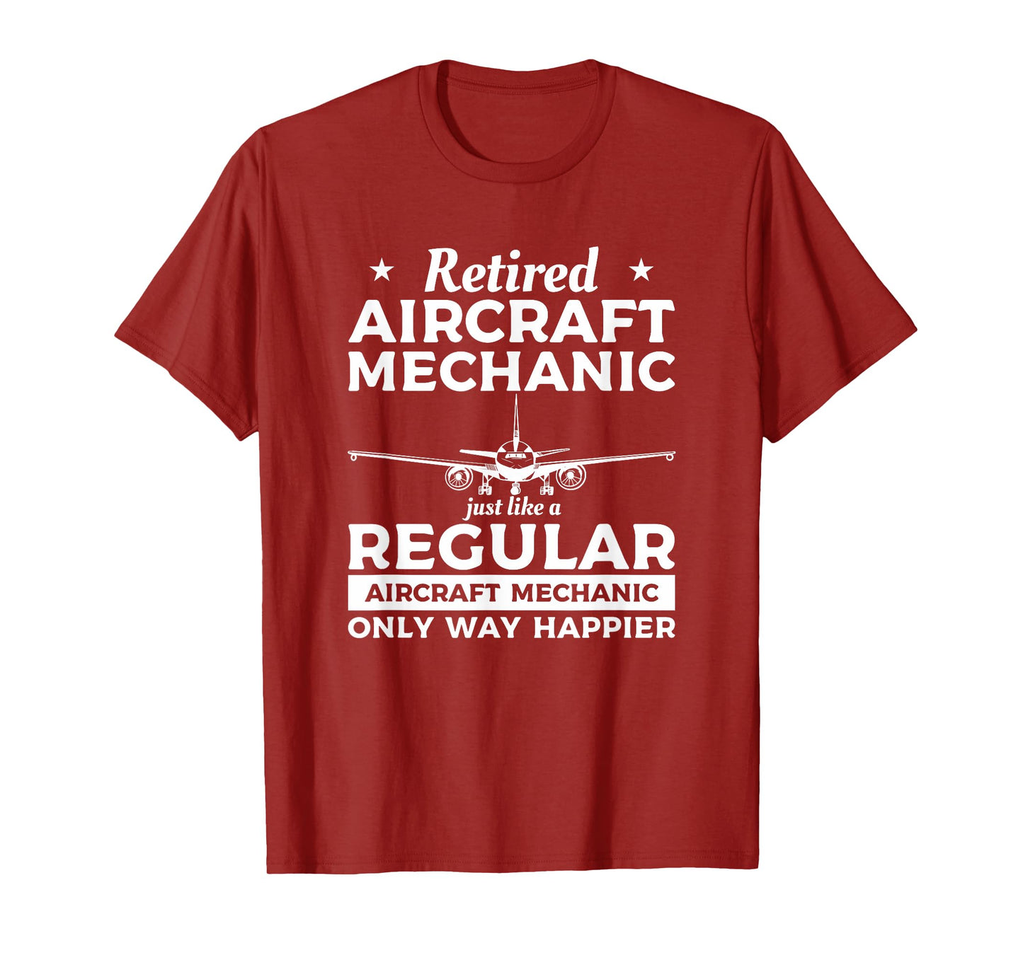 Retired Aircraft Mechanic Airplane Mechanics Retirement T-Shirt