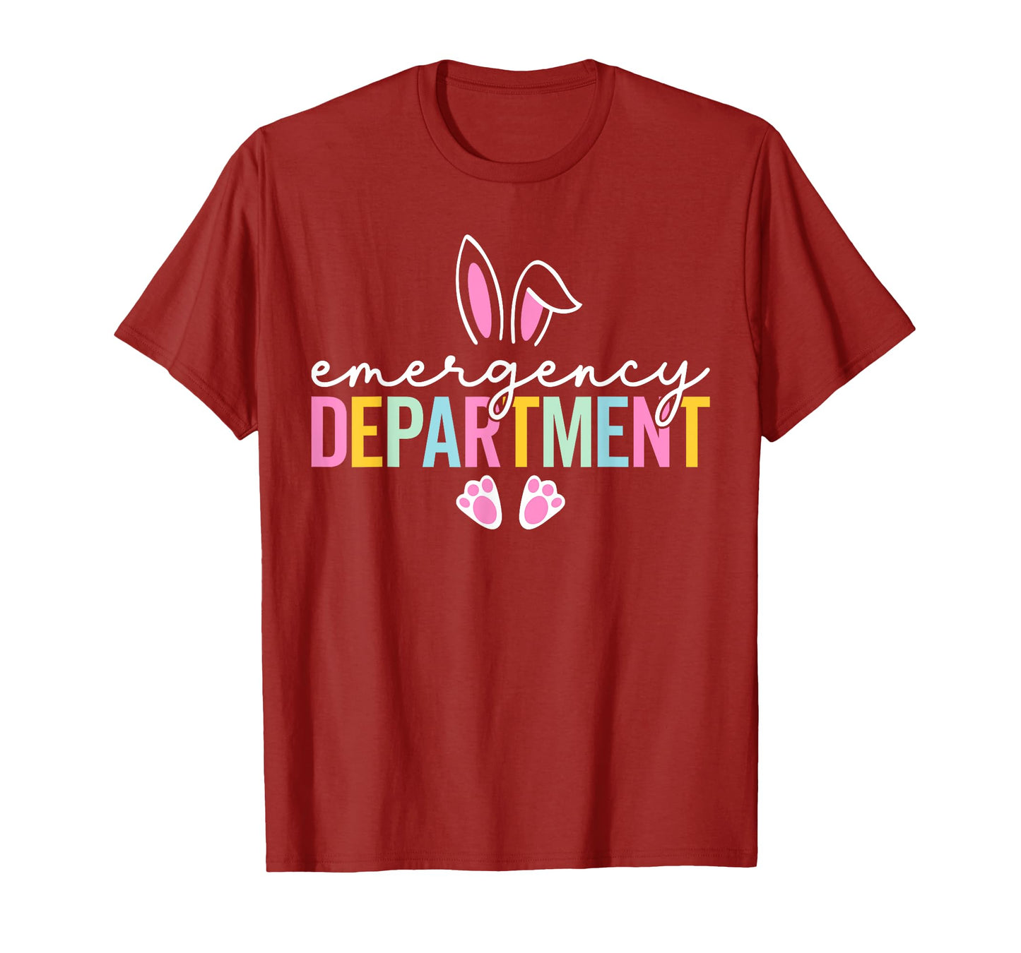 Emergency Department Bunny Emergency Room ER Nurse Easter T-Shirt
