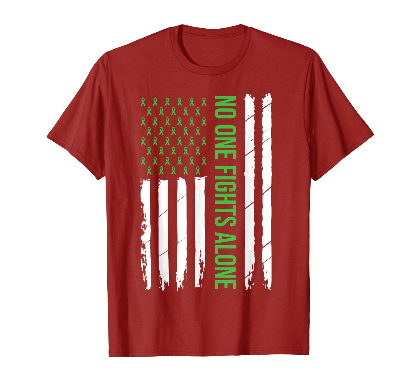 Mental Health Awareness Green Ribbon T-Shirt