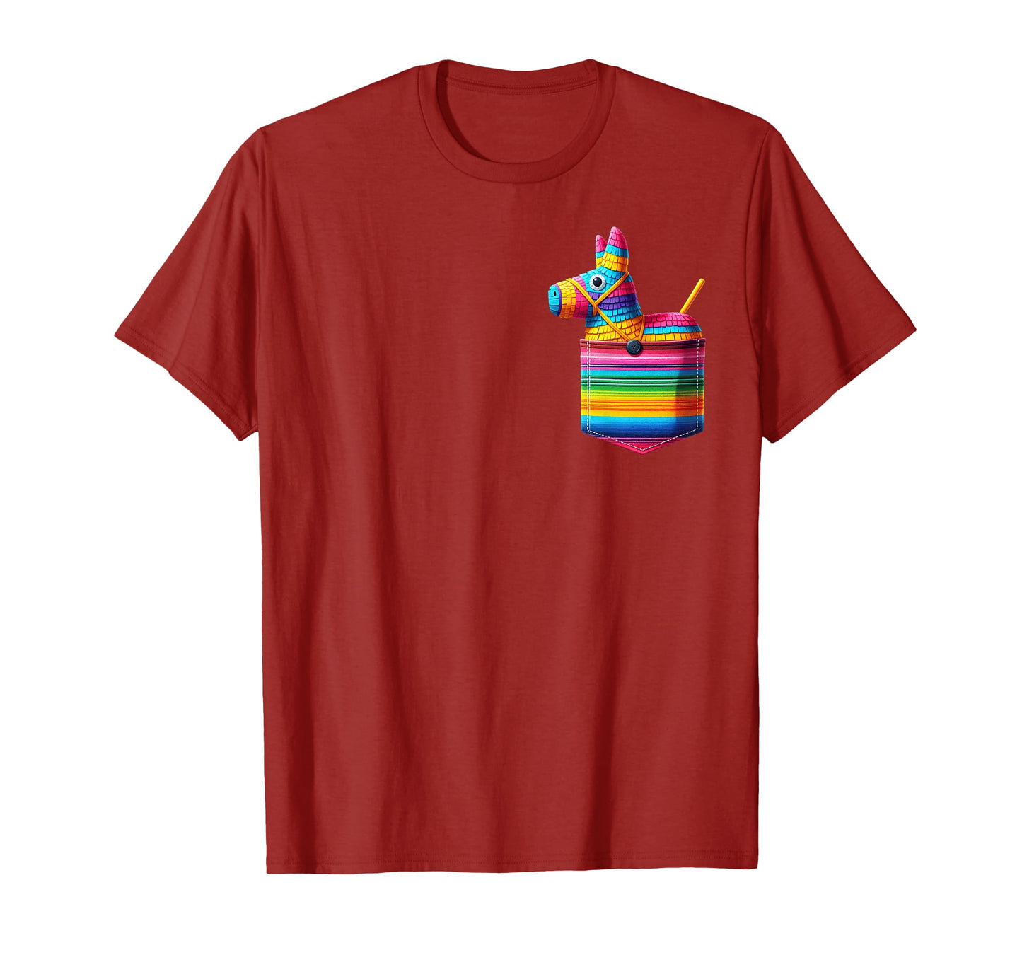 Pocket Pinata Serape Cinco De Mayo Mexican Fiesta Party Kids T-Shirt