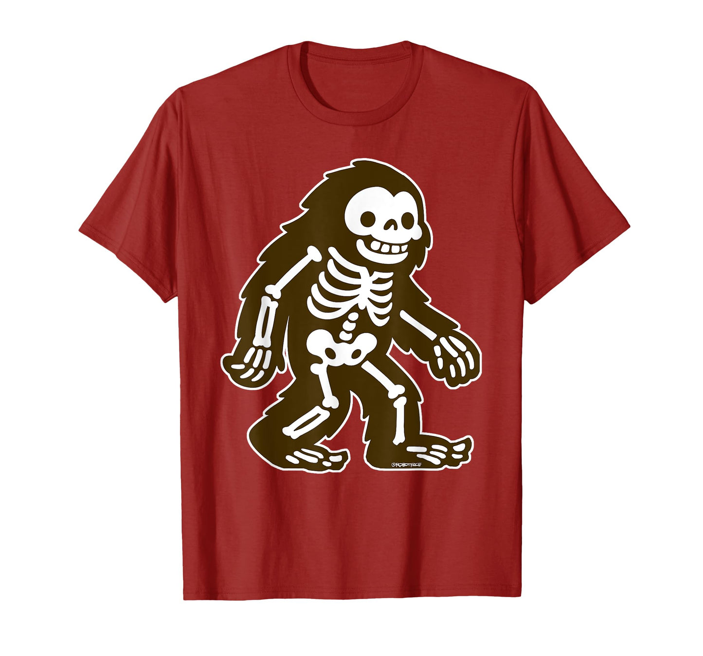 Cute and Funny Bigfoot Skeleton T-Shirt
