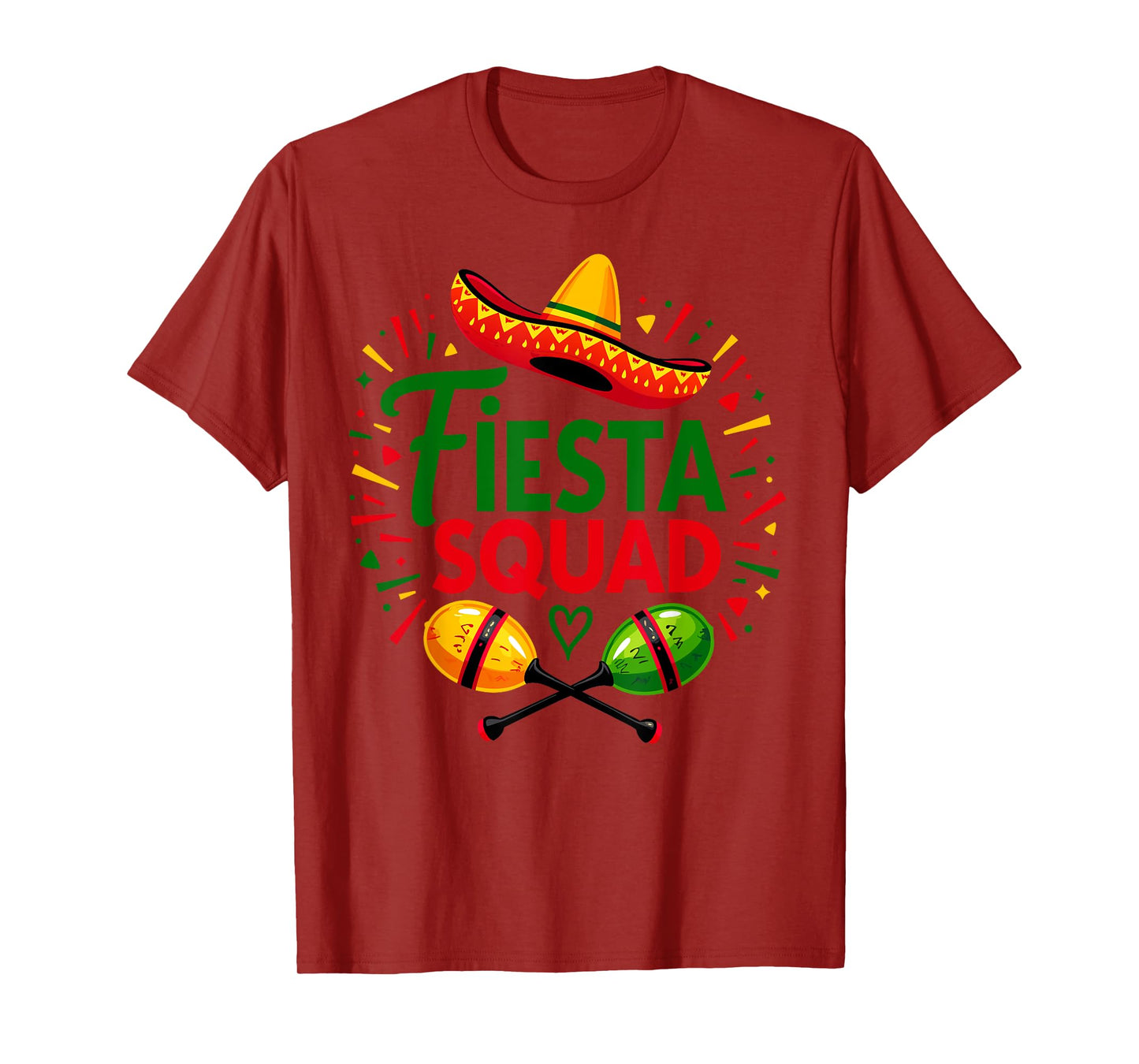 Fiesta Squad, Funny Cinco De Mayo Mexican Fiesta Party T-Shirt