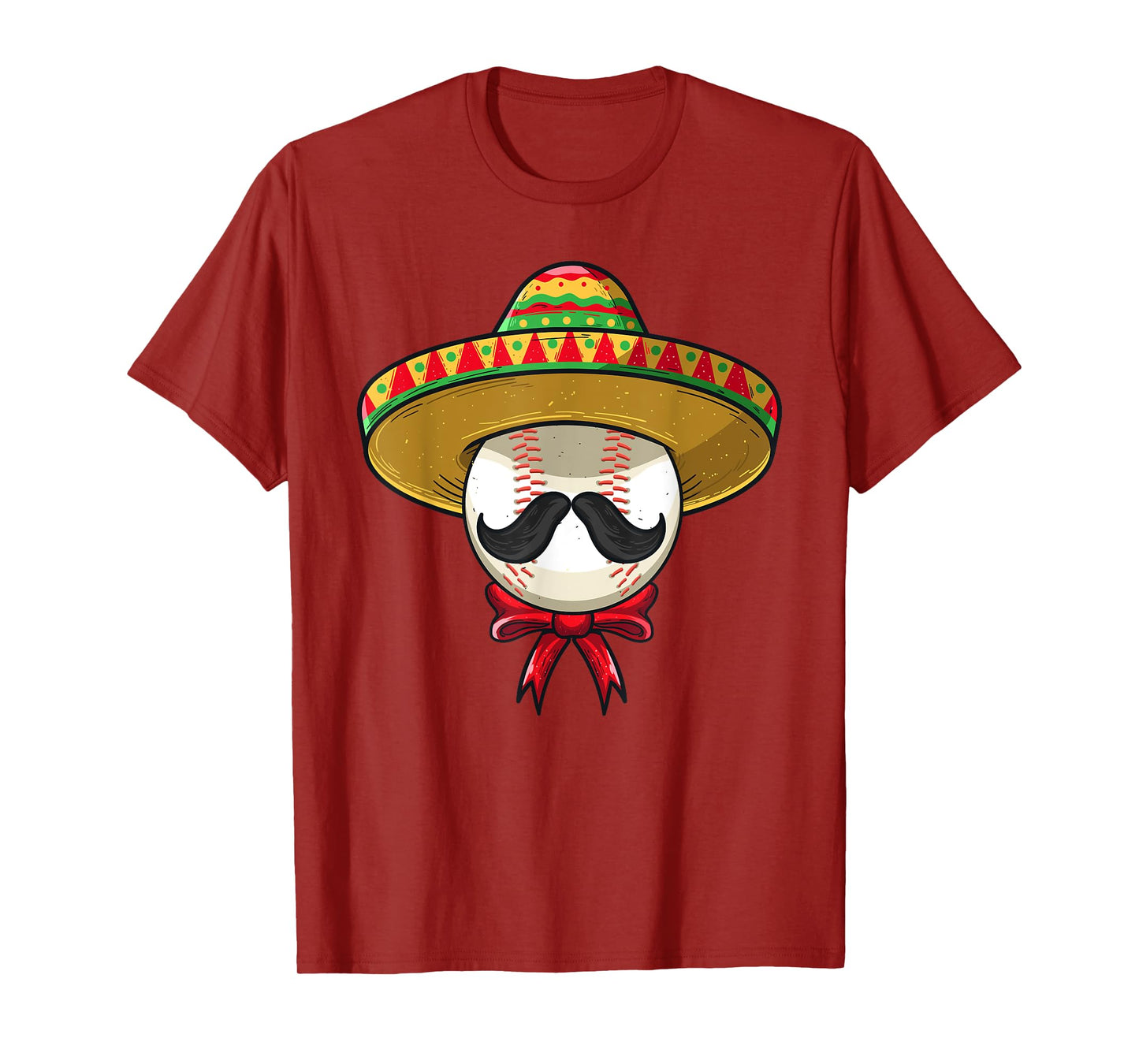 Cinco De Mayo | Baseball Mexican Sombrero T-Shirt