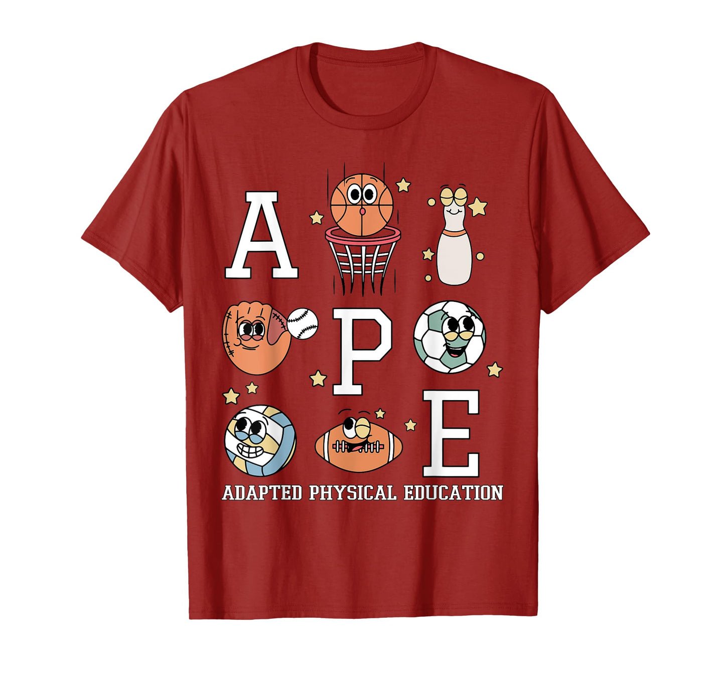 APE Teacher Adapted Physical Education Sports PE Teacher T-Shirt