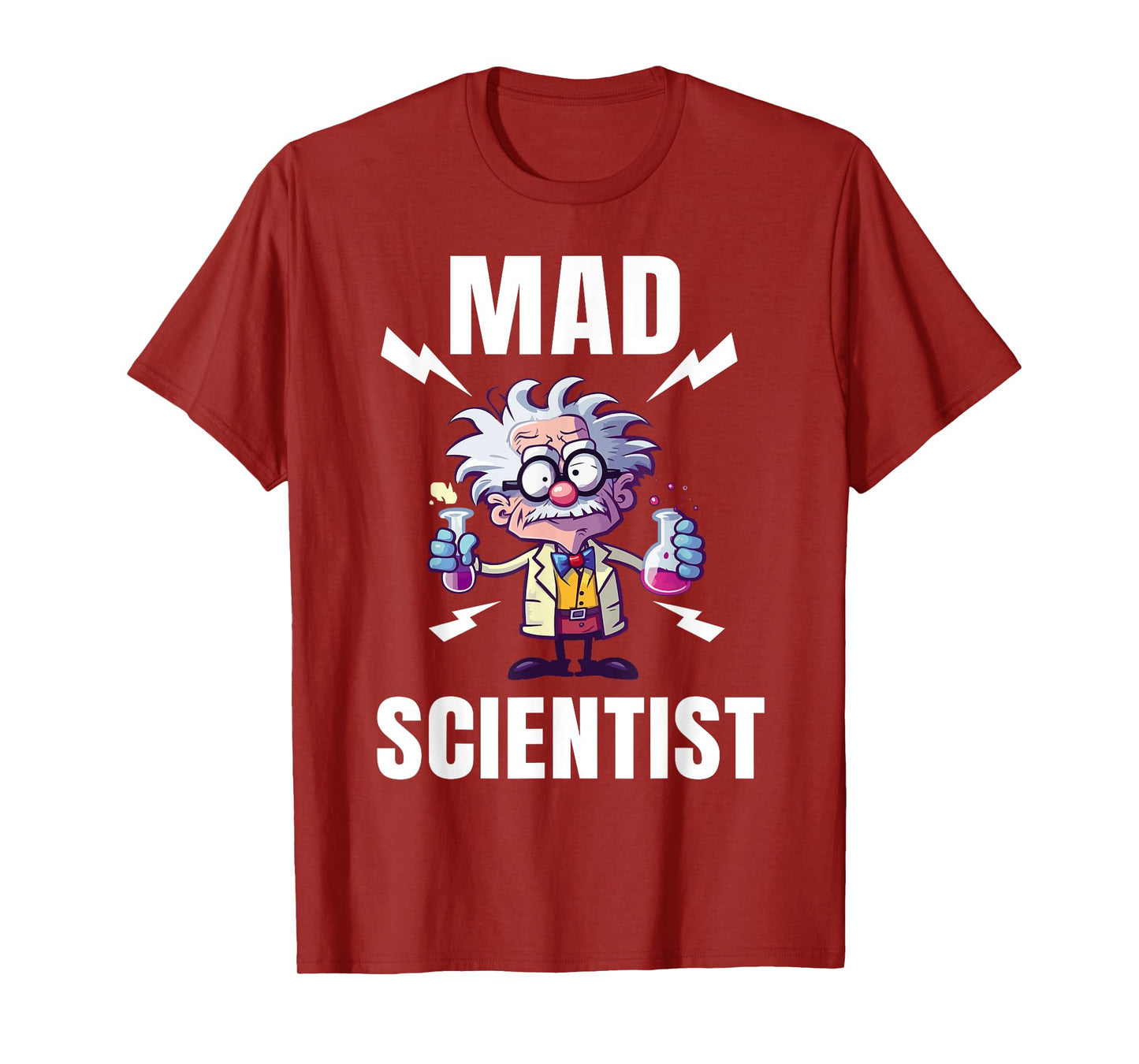 Mad Scientist Shirt Kids Toddler Boys Girls Child Science T-Shirt