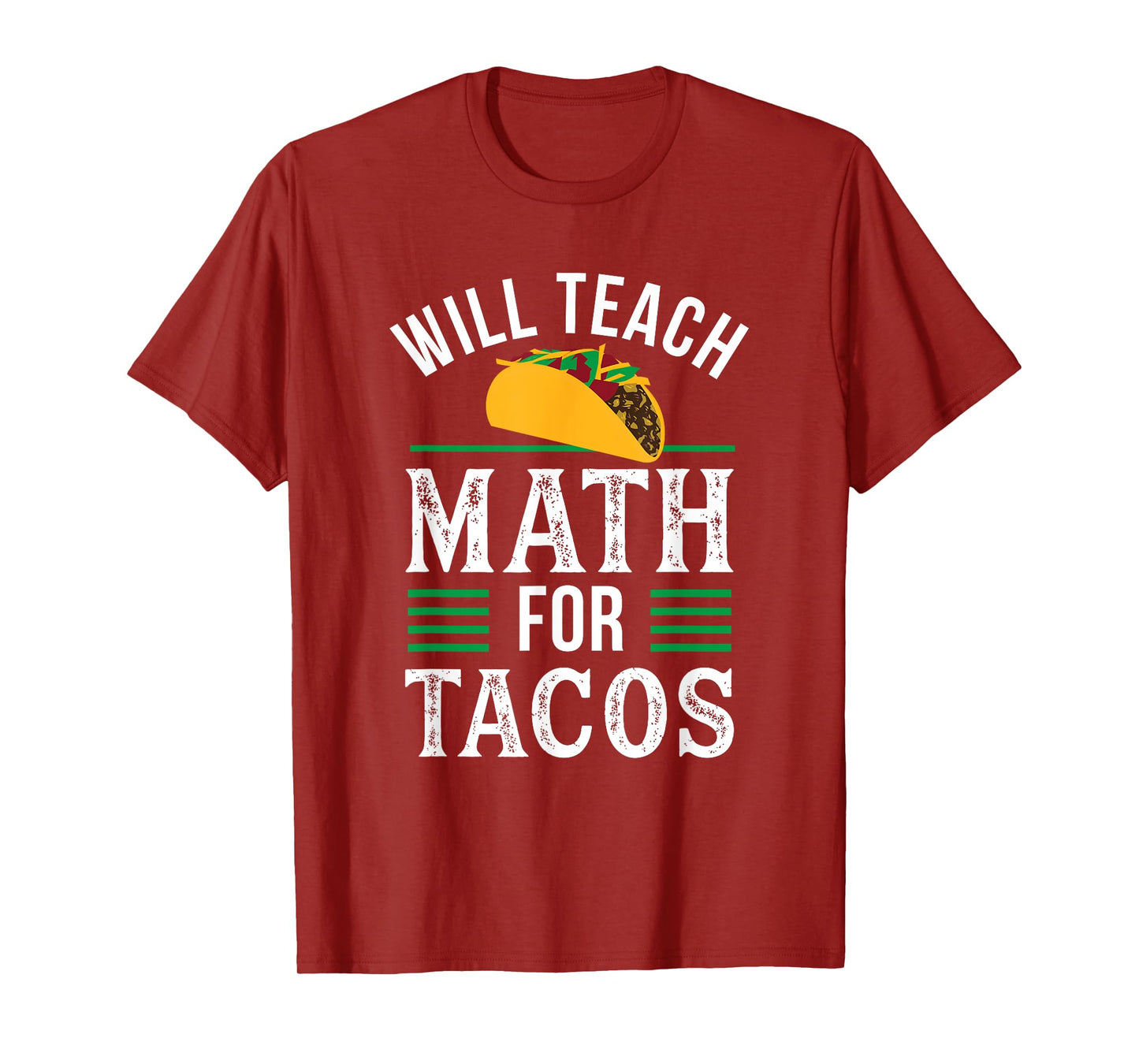 Funny Math Teacher Design for Men Mathematics Teaching Math T-Shirt