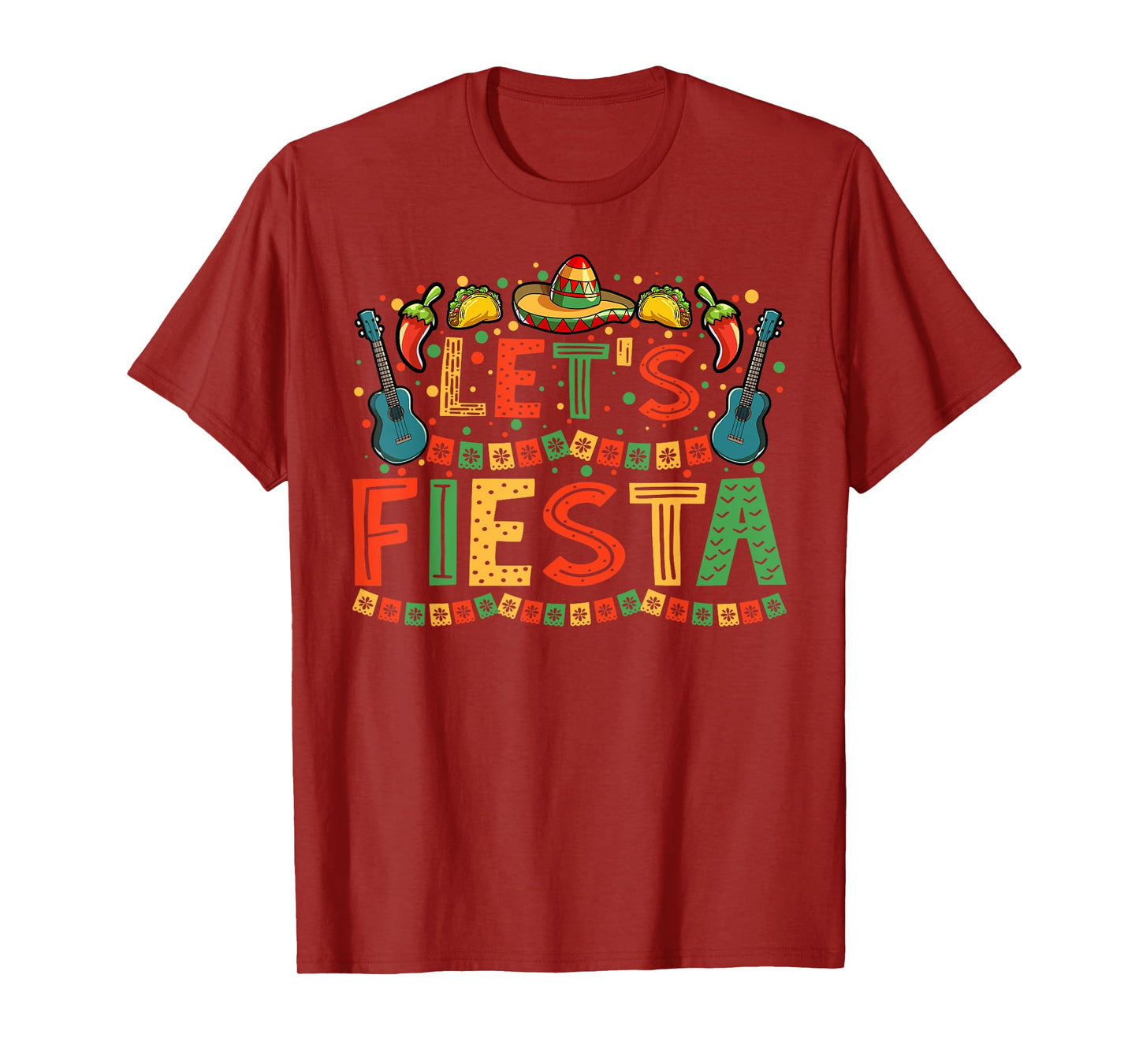 Mexican Cinco de Mayo Fiesta Shirt Women Men Sombrero T-Shirt