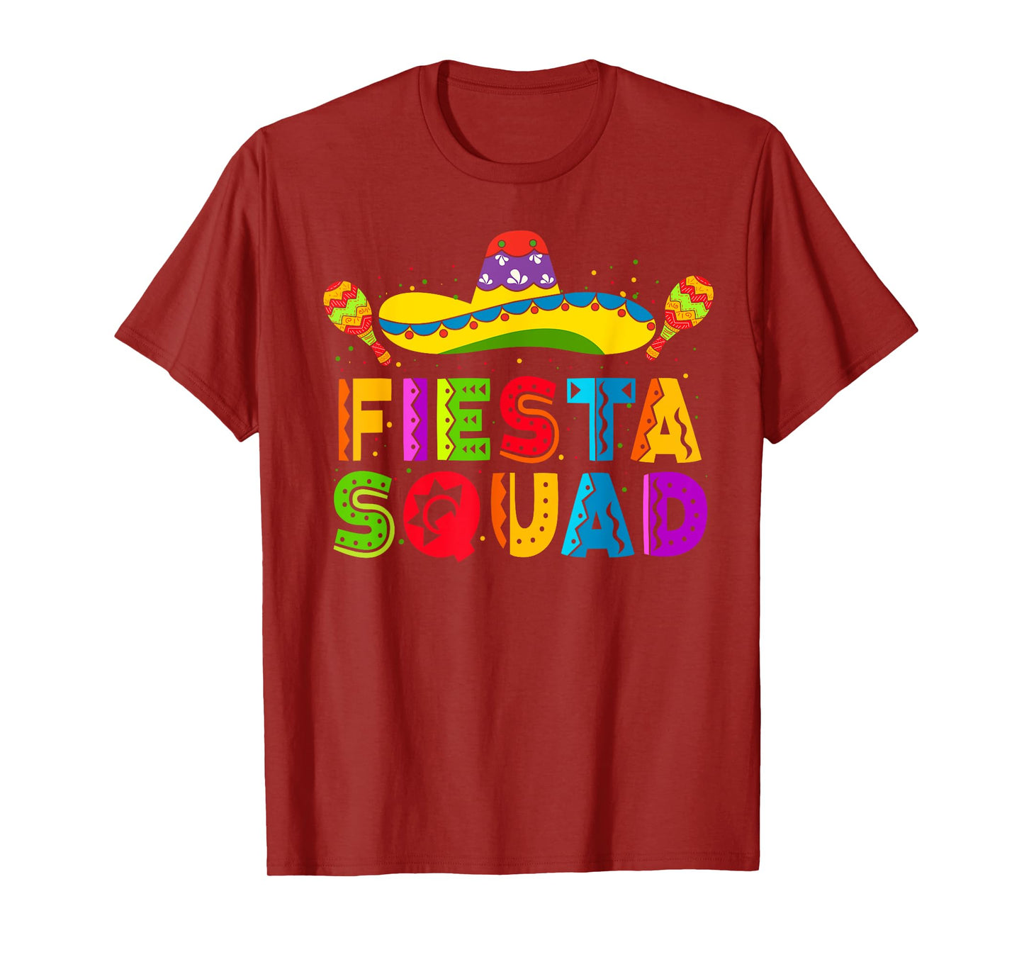Fiesta Squad Cinco De Mayo Party Family Matching Mexican T-Shirt