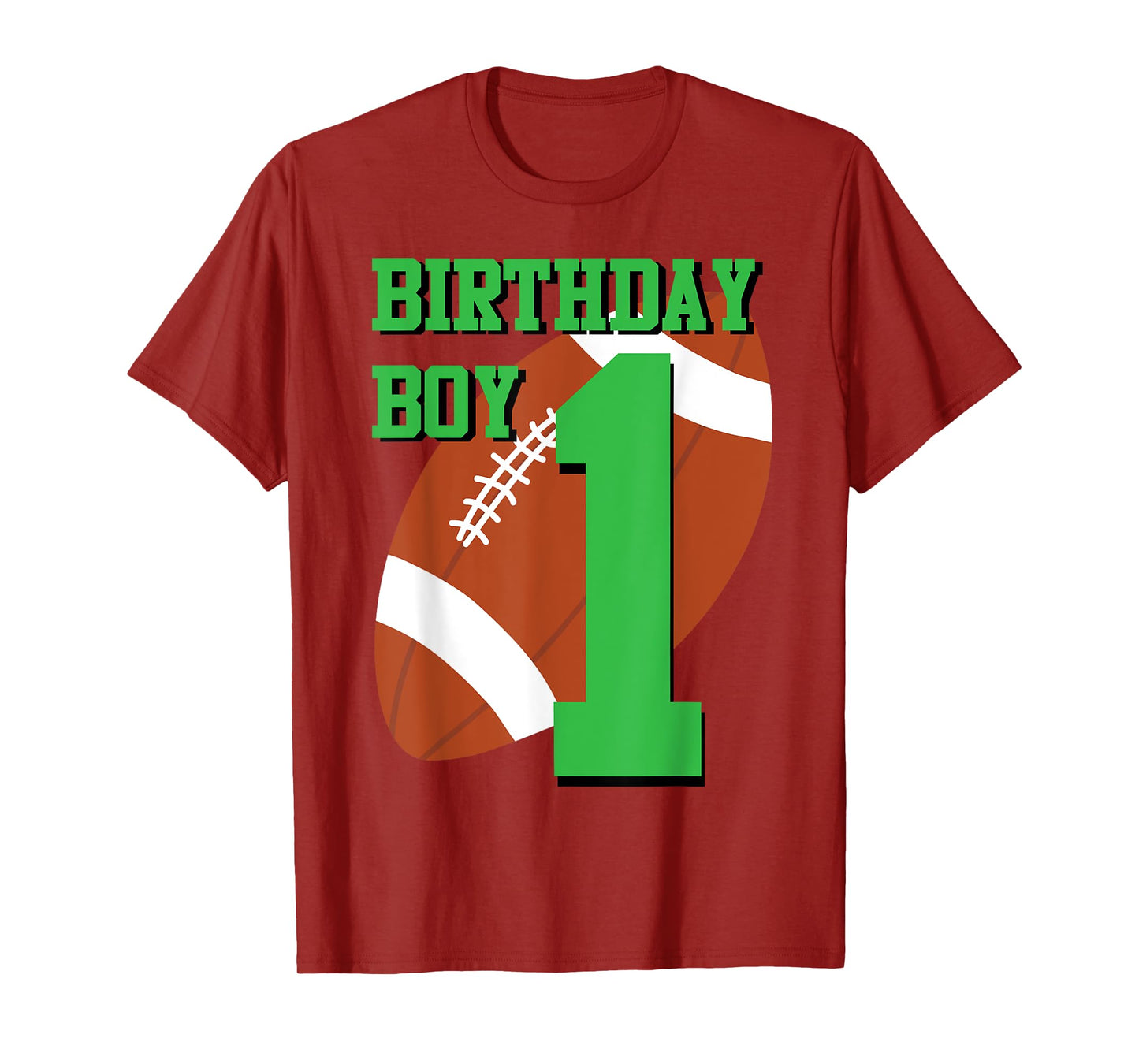 1st Birthday Football Boy | 1 year old Field Players T-Shirt