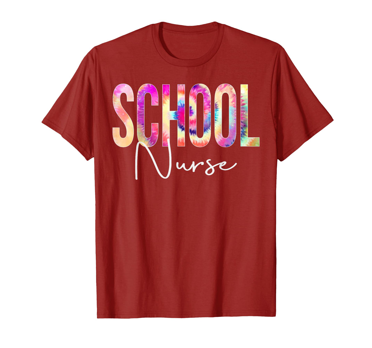School Nurse Tie Dye Back To School women appreciation T-Shirt