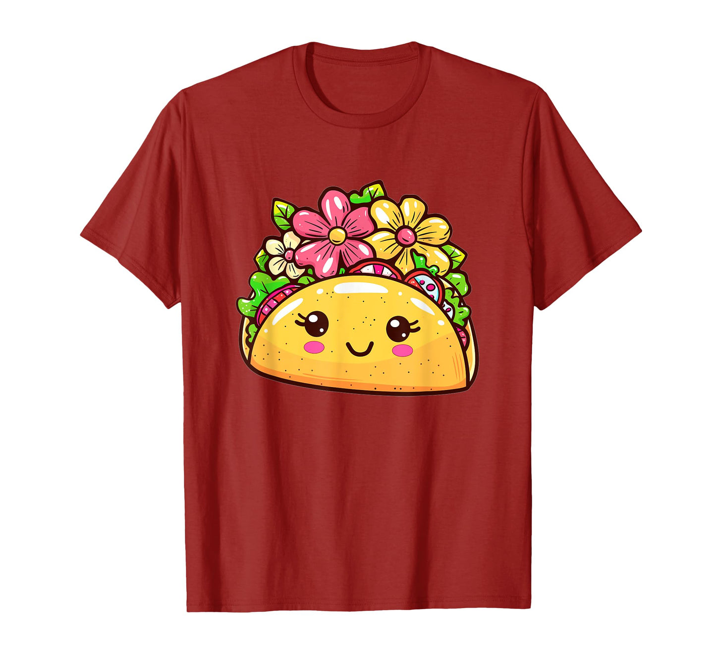 Cartoon Taco I Cute Taco T-Shirt