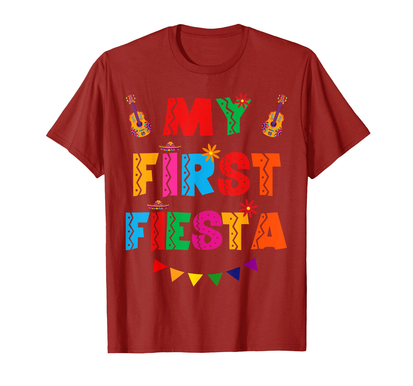 My First Fiesta 1st Birthday Family Matching Cinco de Mayo T-Shirt