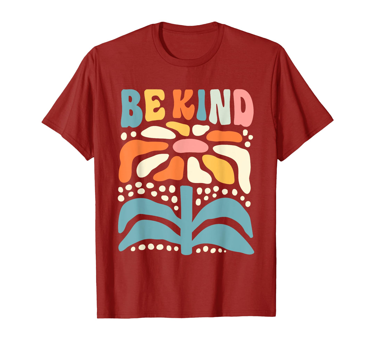 Be Kind - Retro Groovy Daisy Kindness Inspirational T-Shirt