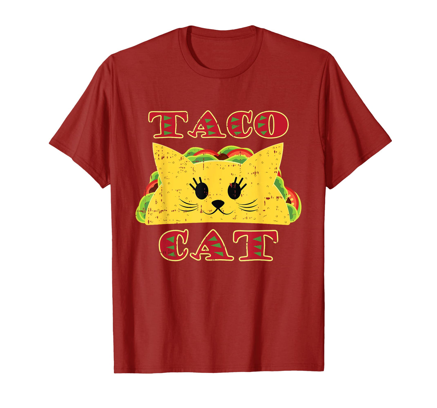 Taco Cat Black Cute Fun-ny Mexican Tortilla Food Animal Gift T-Shirt