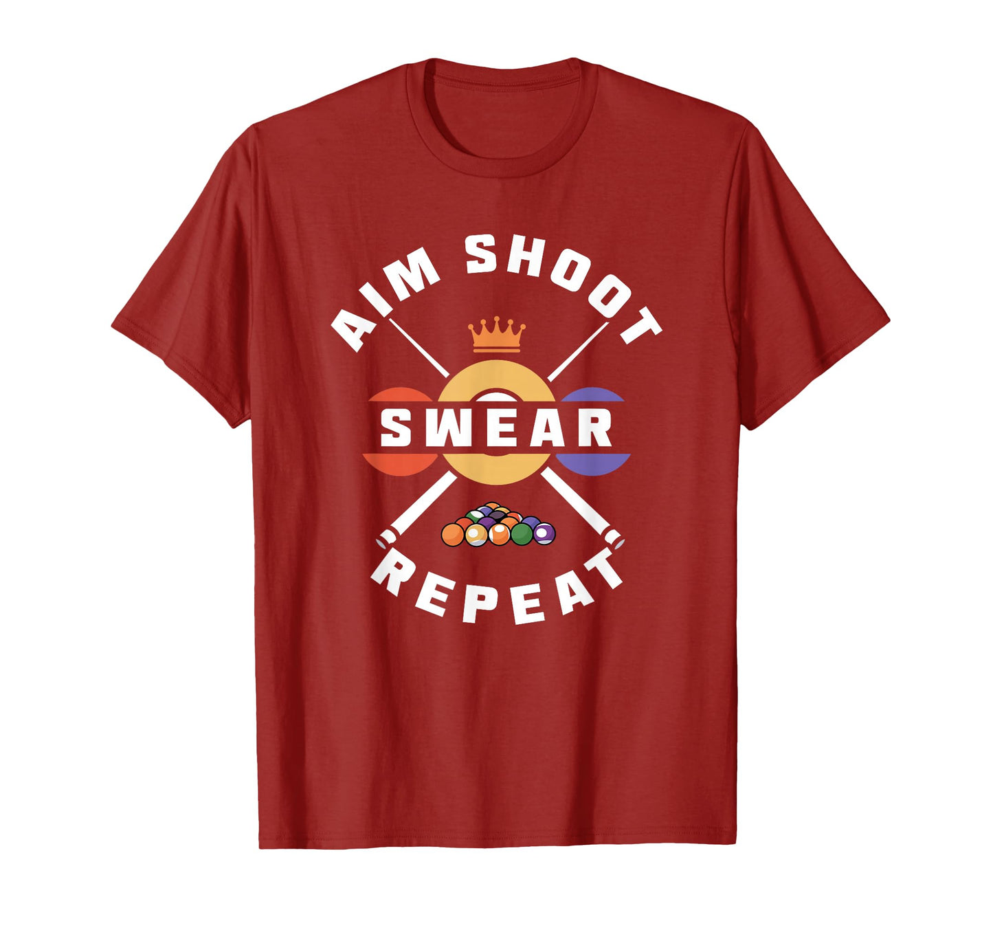 Aim Shoot Swear Repeat T-Shirt