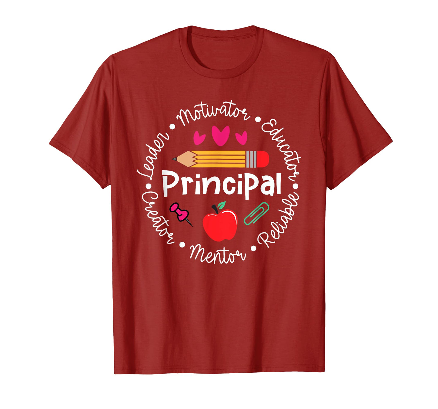 Principal Leader Motivator Funny Back To School First Day T-Shirt