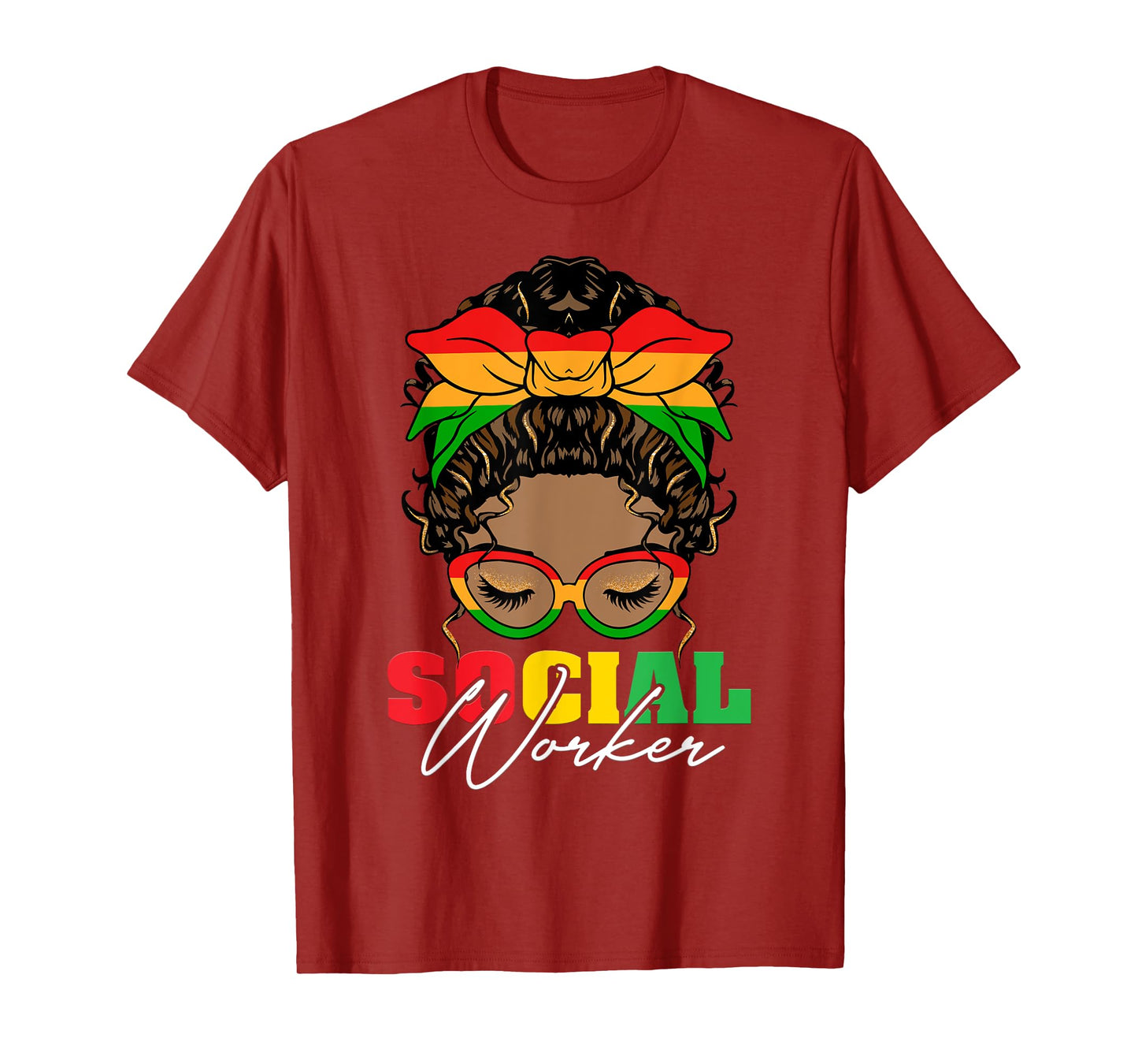 Black History Month Social Worker Social Work Month Women T-Shirt