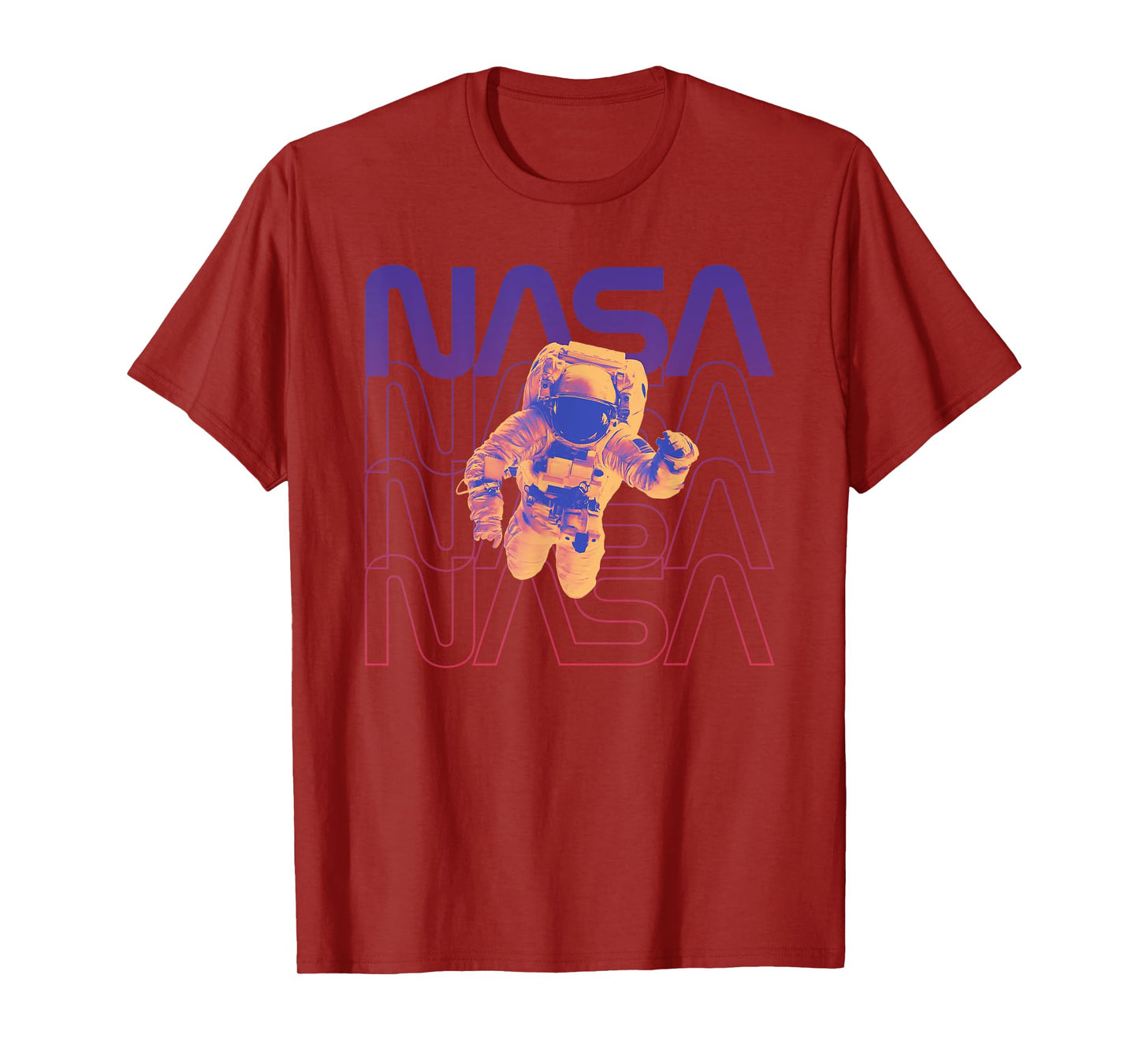 Floating in space NASA tee occupy Mars Astronaut in space T-Shirt