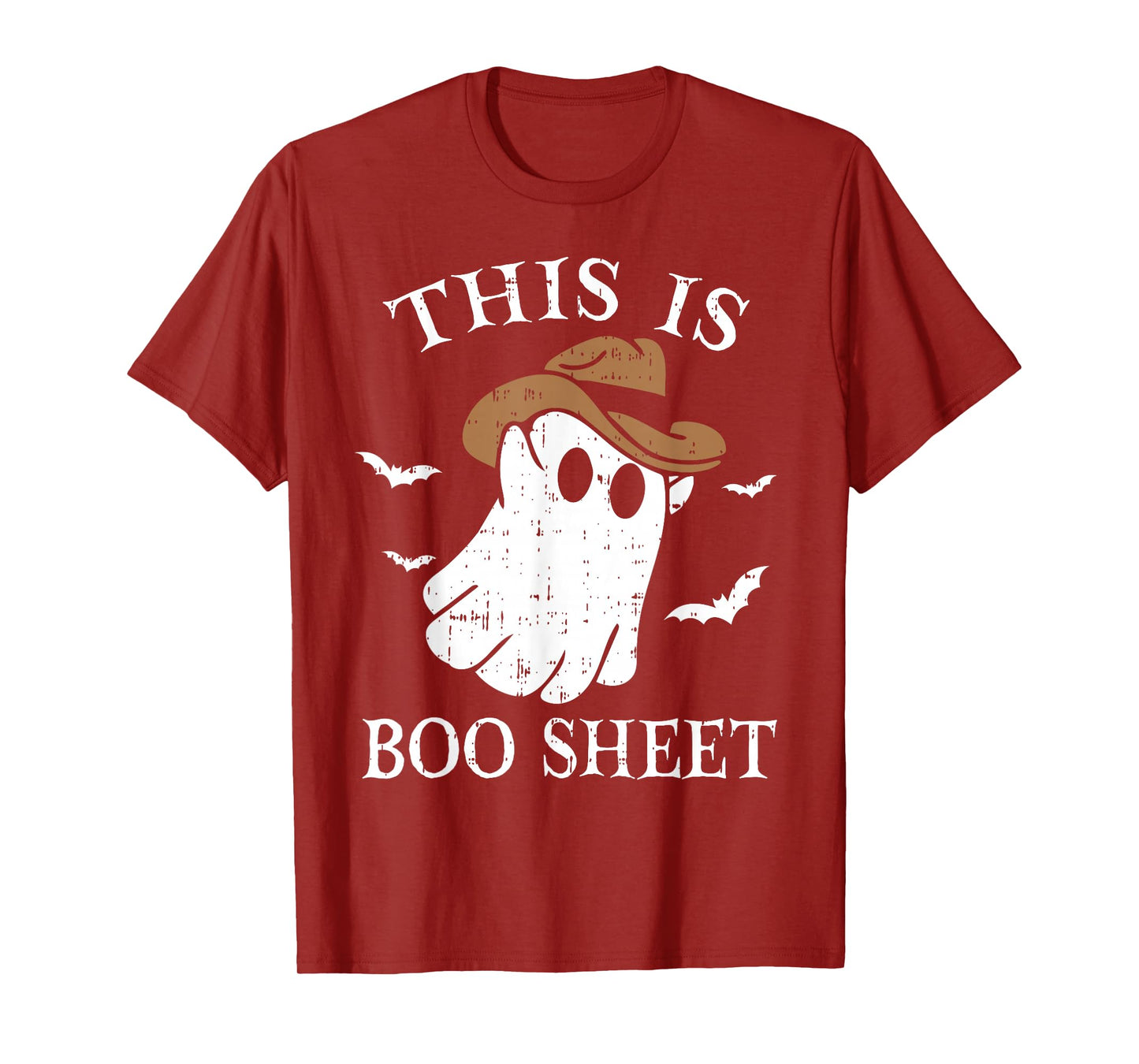 This is Boo Sheet Ghost Retro Halloween Costume Men Women T-Shirt