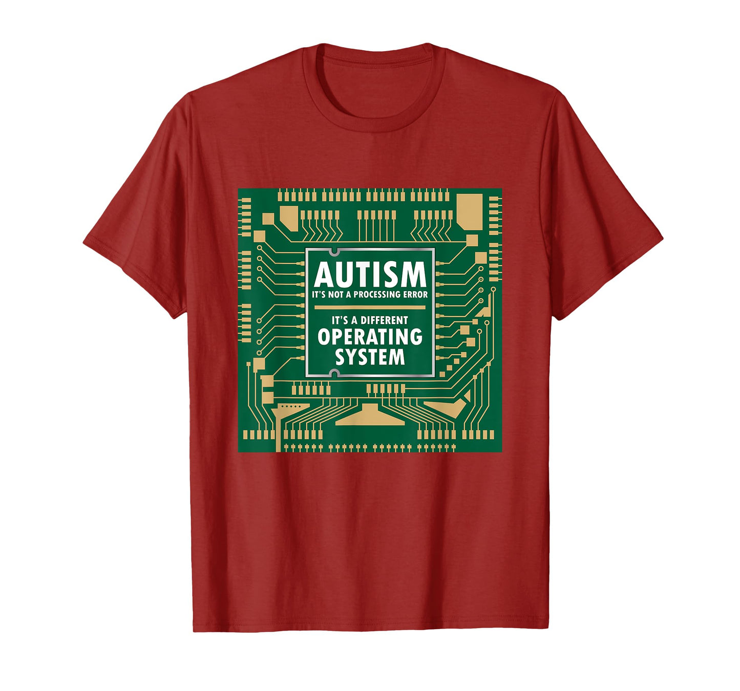 Autism Not Error Different Operating System Autistic Puzzle T-Shirt