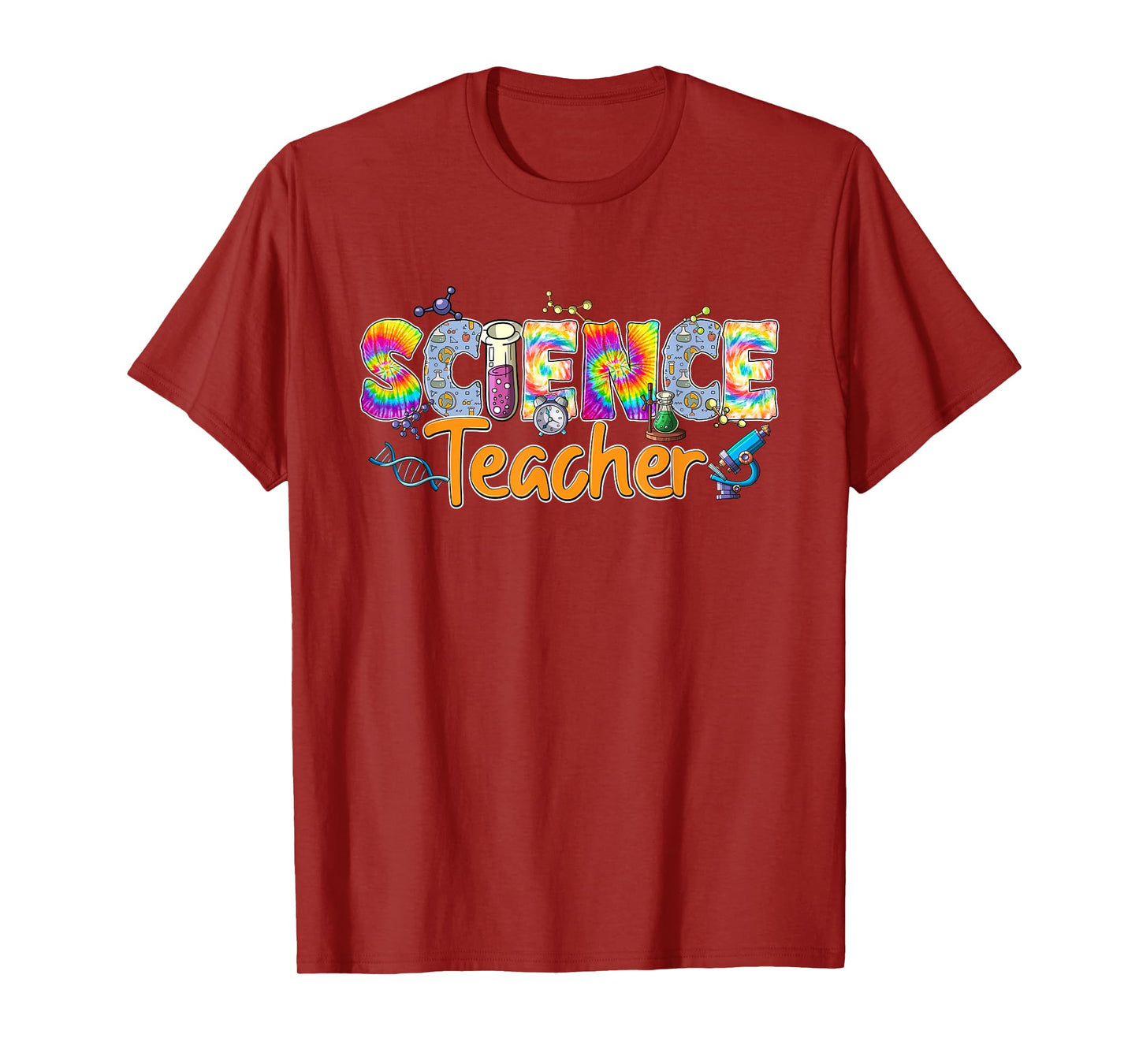 Science Teacher Tie Dye Back To School Teaching Men Women T-Shirt