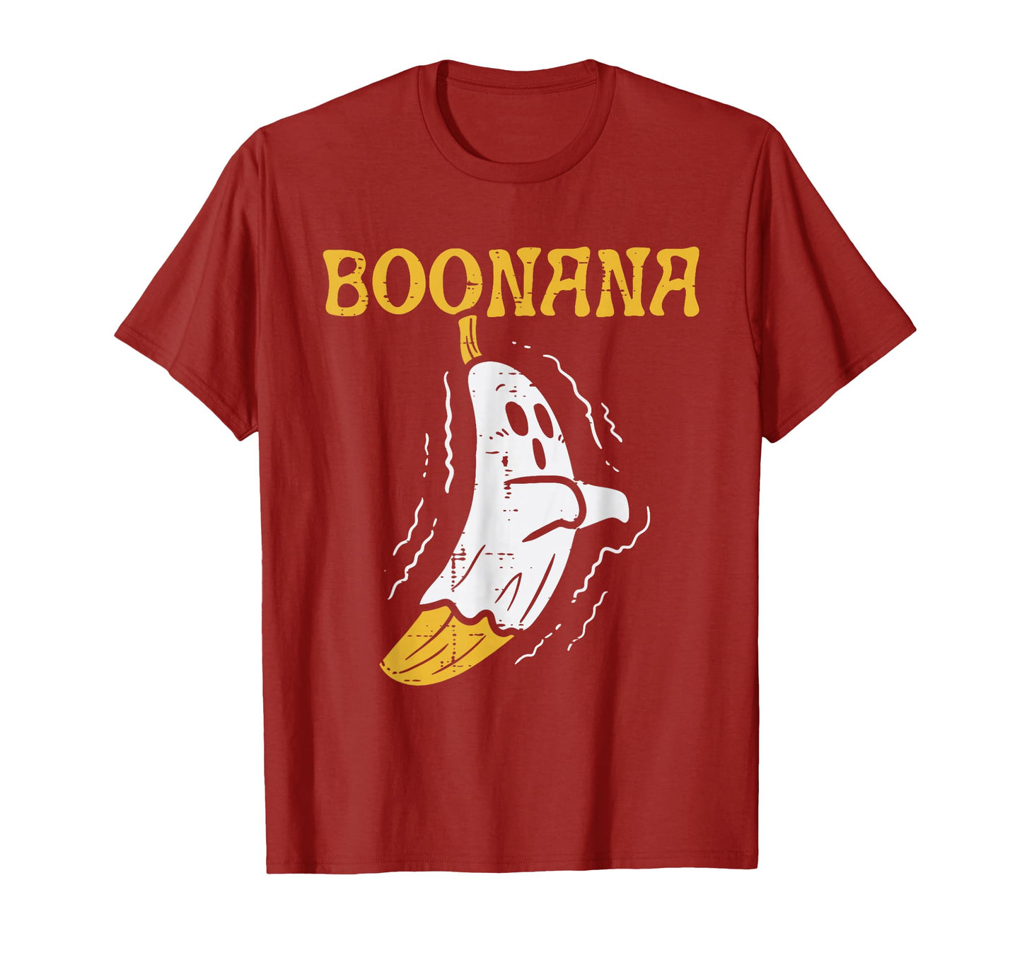 Boonana Cute Ghost Banana Halloween Costume Men Women Kids T-Shirt