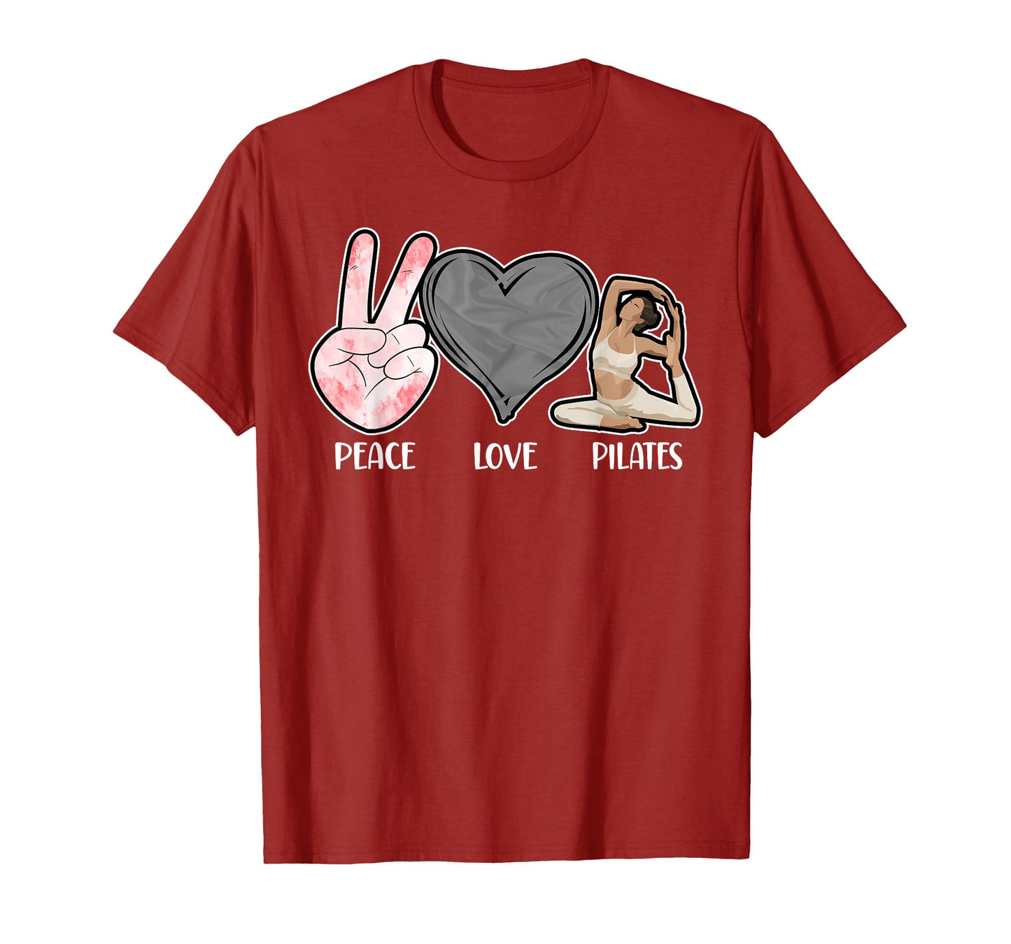 Pilates Instructor Teacher Peace Pilates T-Shirt