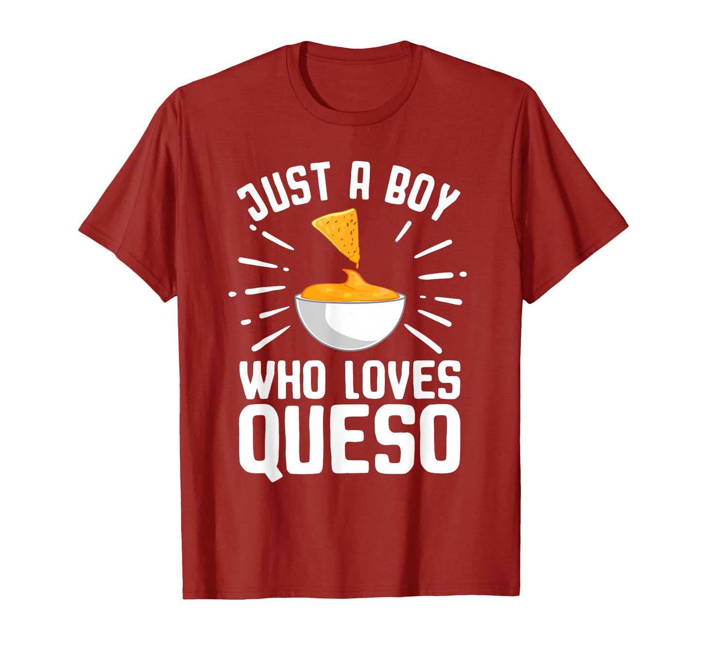 Best Queso Design for Boys Kids Men Cheese Dip Queso Lover T-Shirt