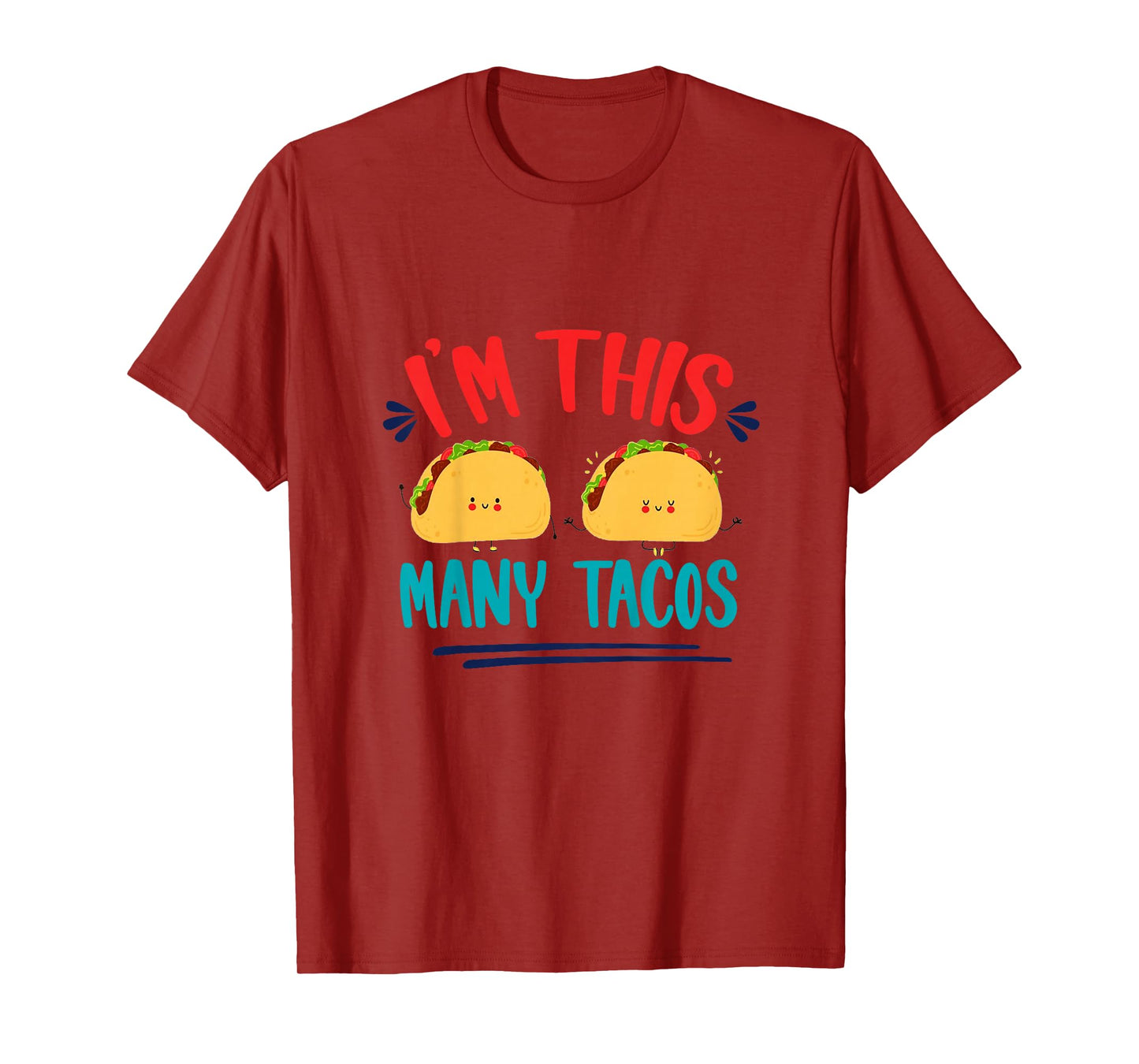 I'm This Many Tacos Mexican Fiesta 2nd Birthday Second Bday T-Shirt