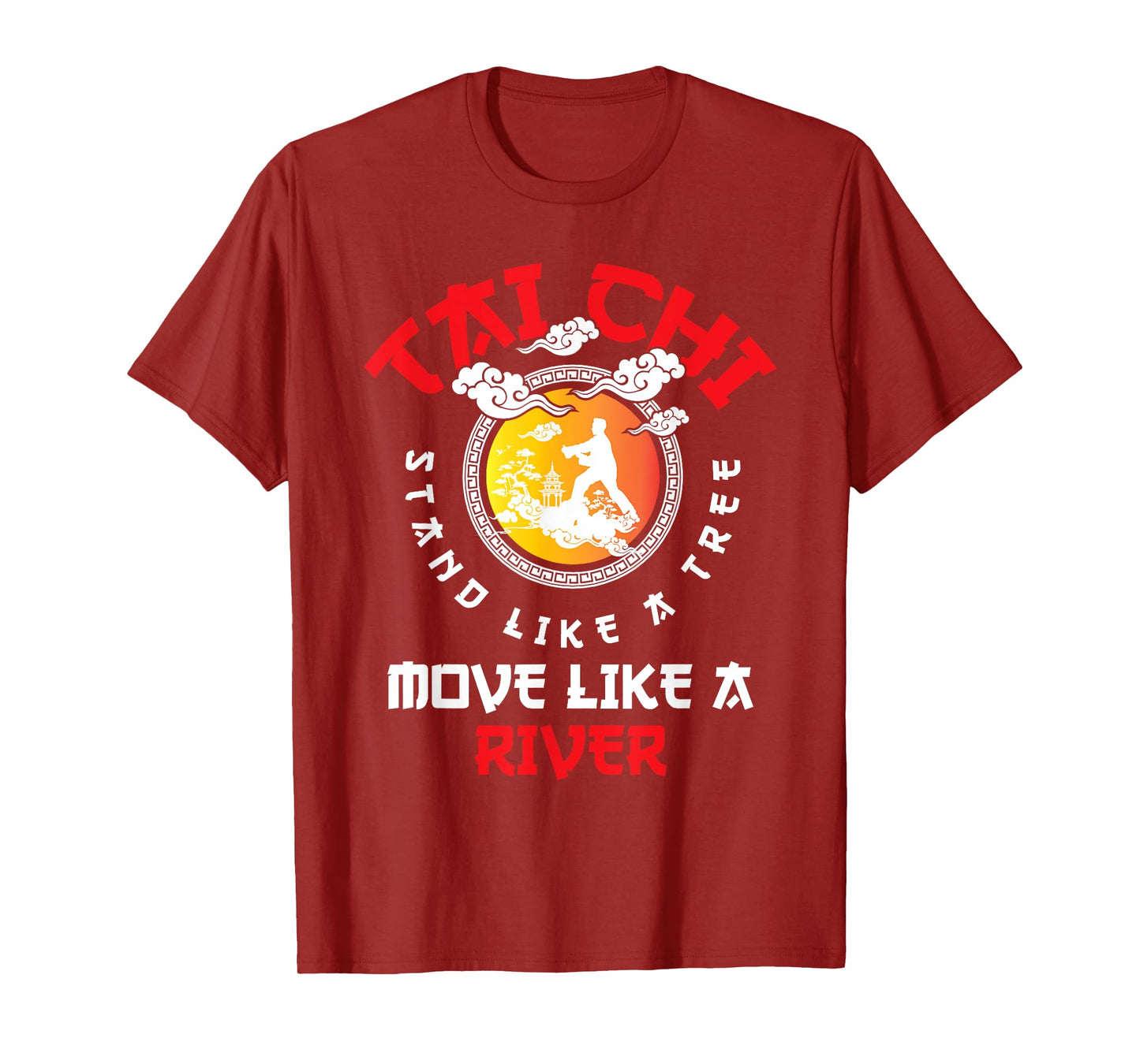 Tai Chi Stand Like A Tree - Mind Body Spiritual Meditation T-Shirt