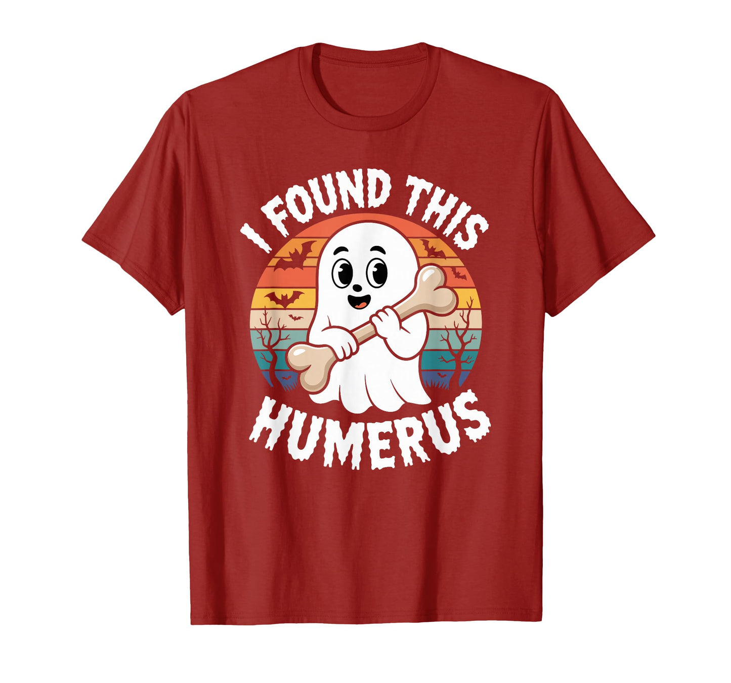 I Found This Humerus Ghost Bone Halloween T-Shirt