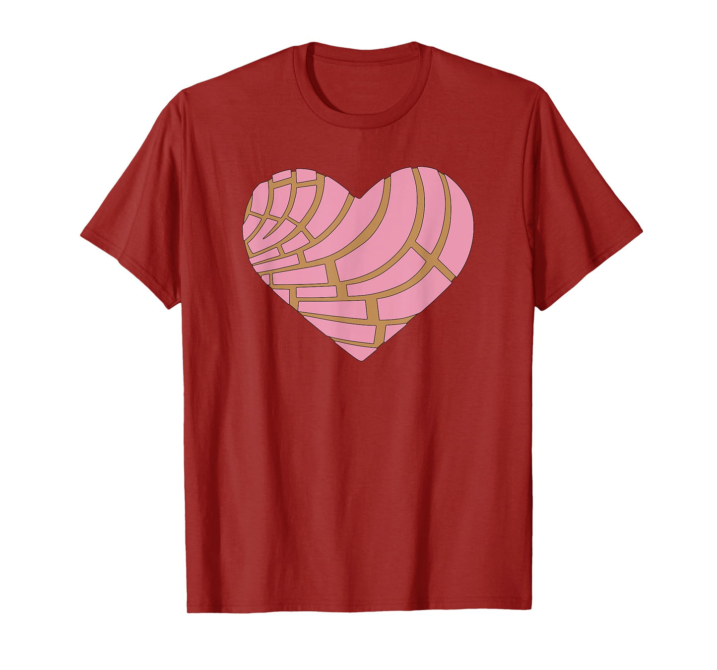 Pan Dulce Mexican Concha Mexicana Heart Mexico Latina T-Shirt