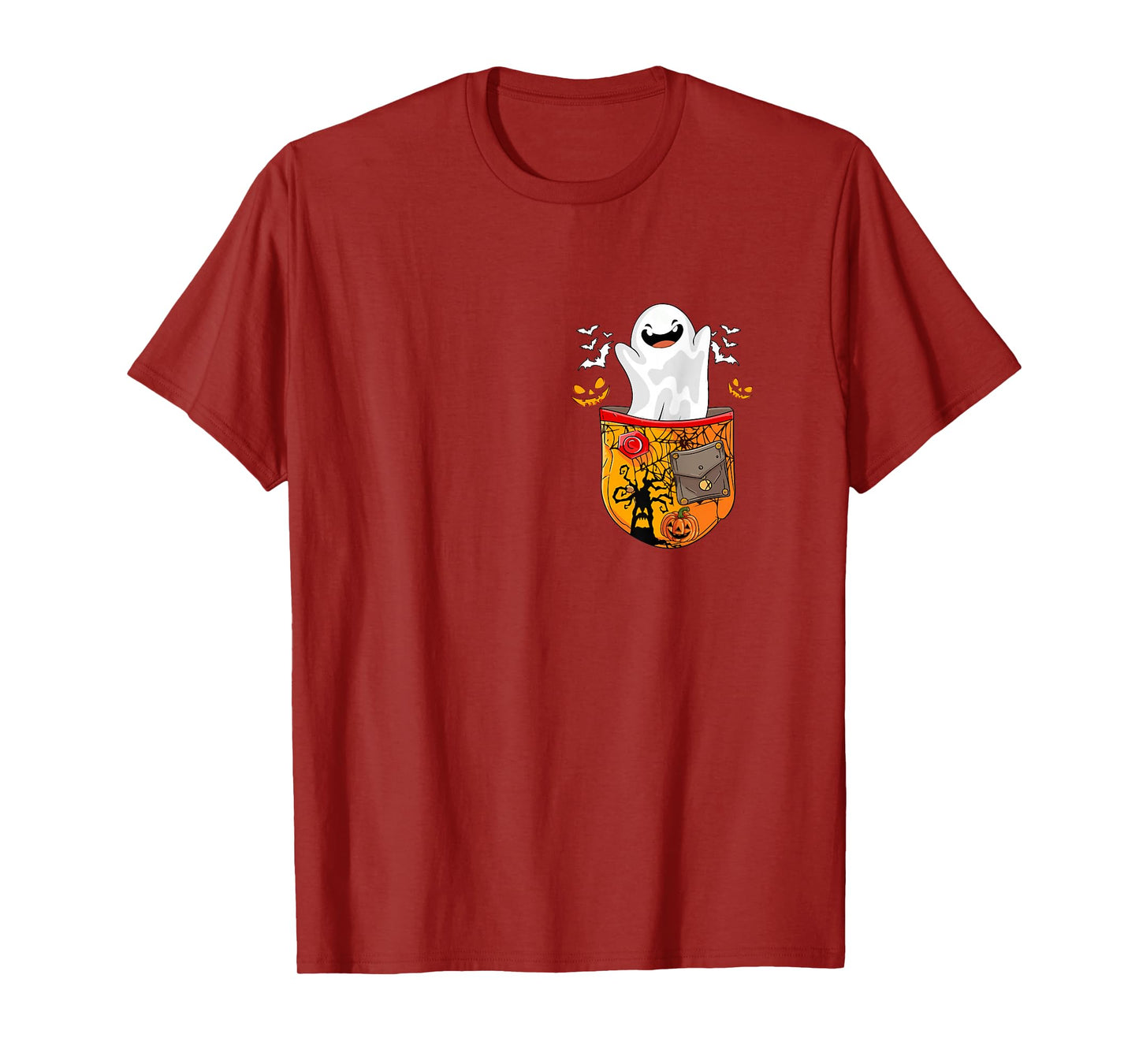 Boo As Witch in Pocket Halloween Costume Family Group T-Shirt