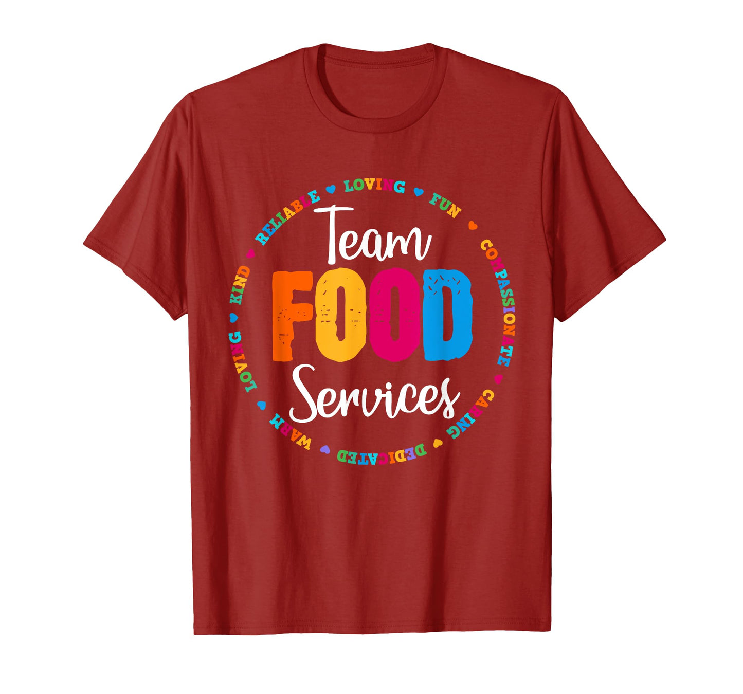 Food Services Team Cafeteria Crew Helper School Admin Squad T-Shirt