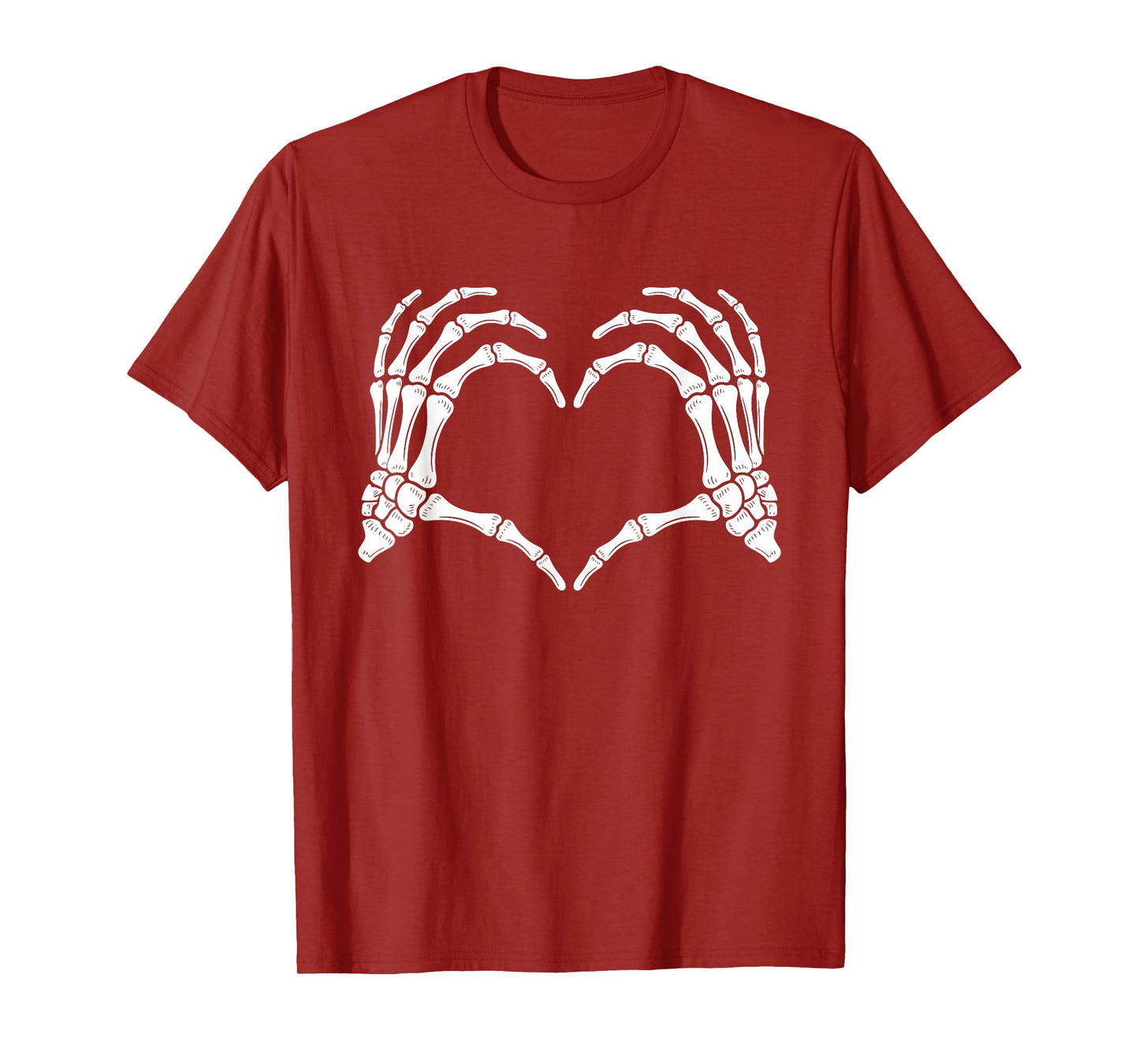 Skeleton Hands Heart Halloween Costume T-Shirt