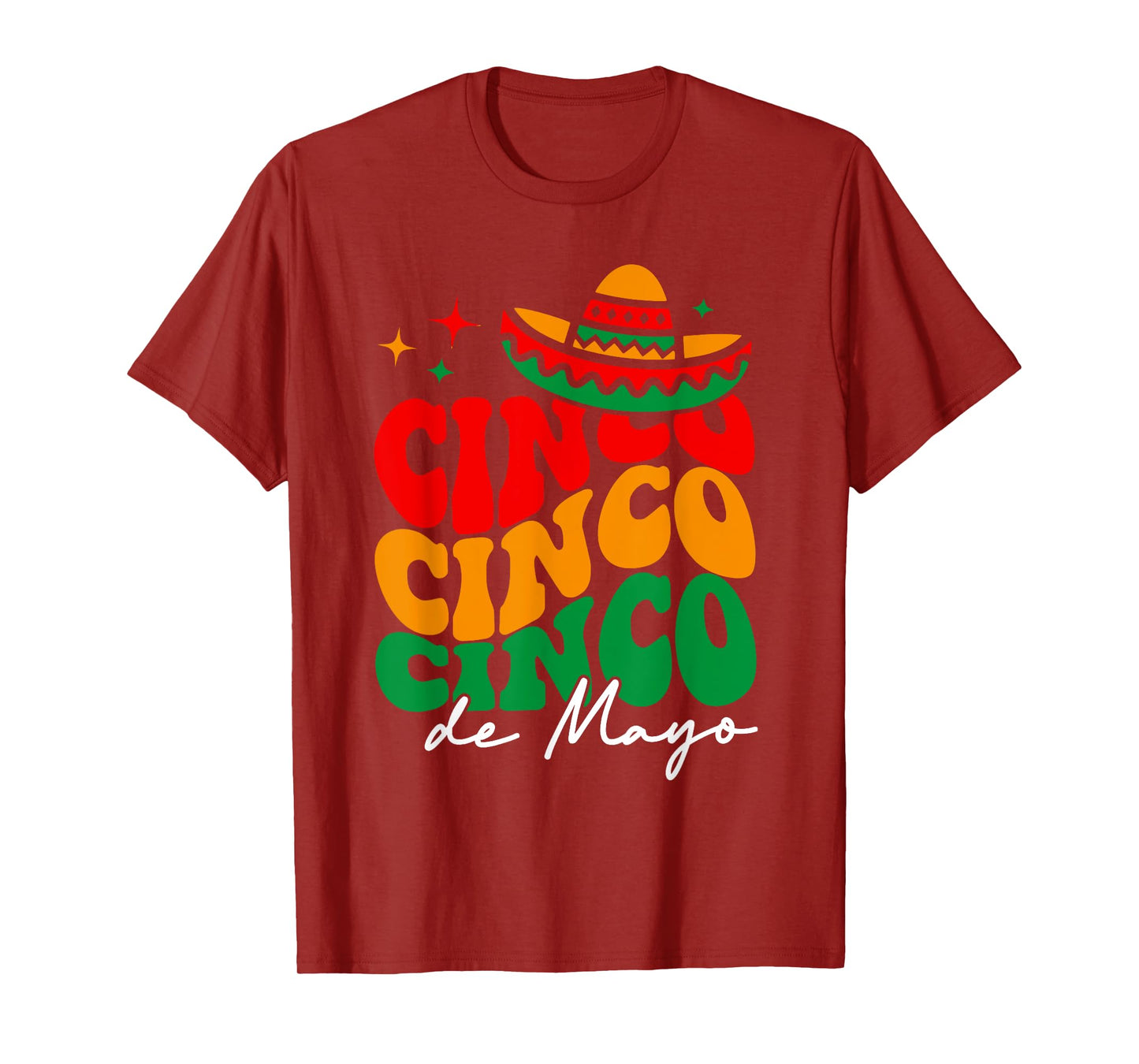 Groovy Cinco De Mayo Shirt Mexican Fiesta 5 De Mayo Women T-Shirt