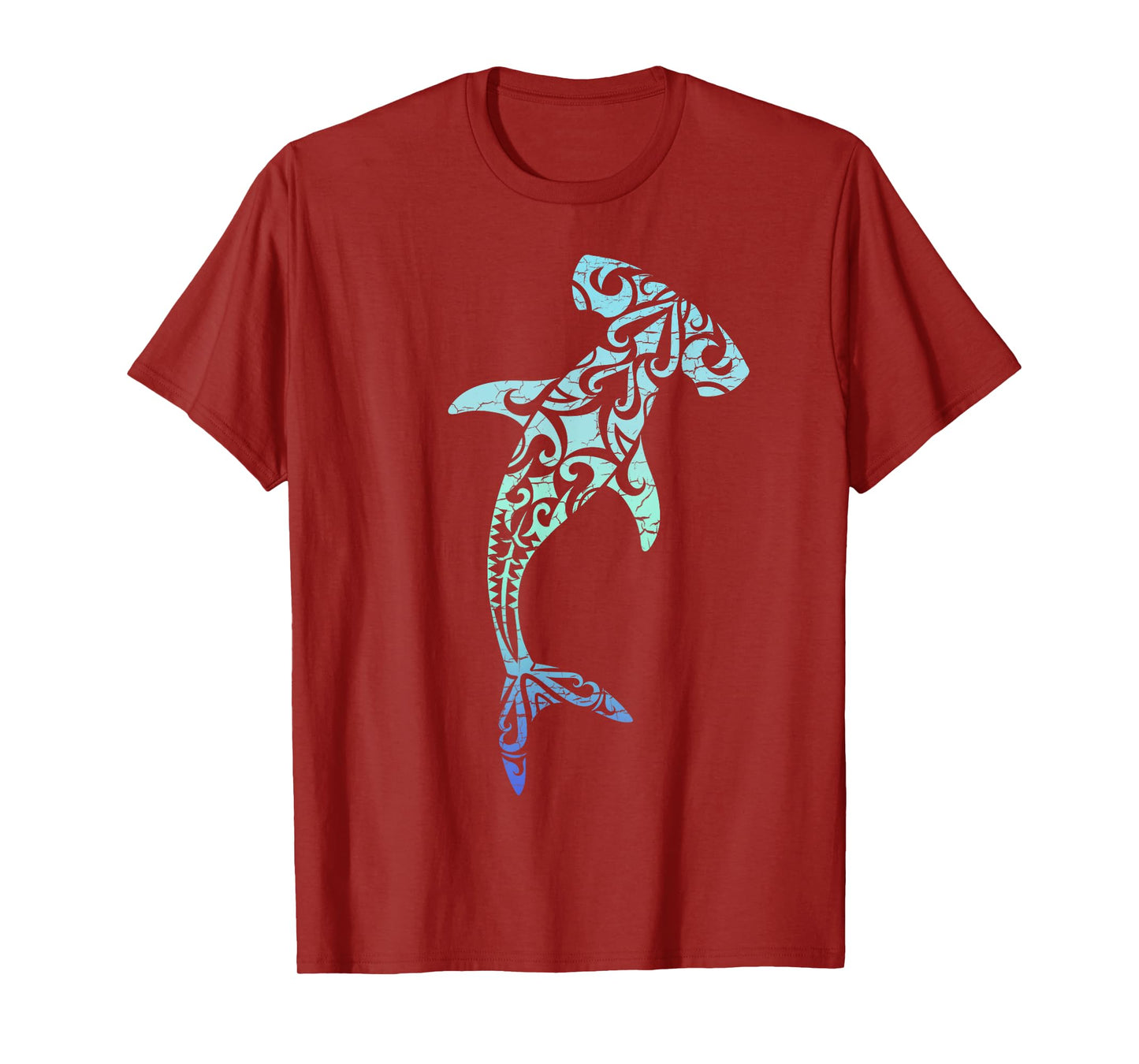 Hawaii Polynesian Tribal Hammerhead Shark Tee Aloha State T-Shirt