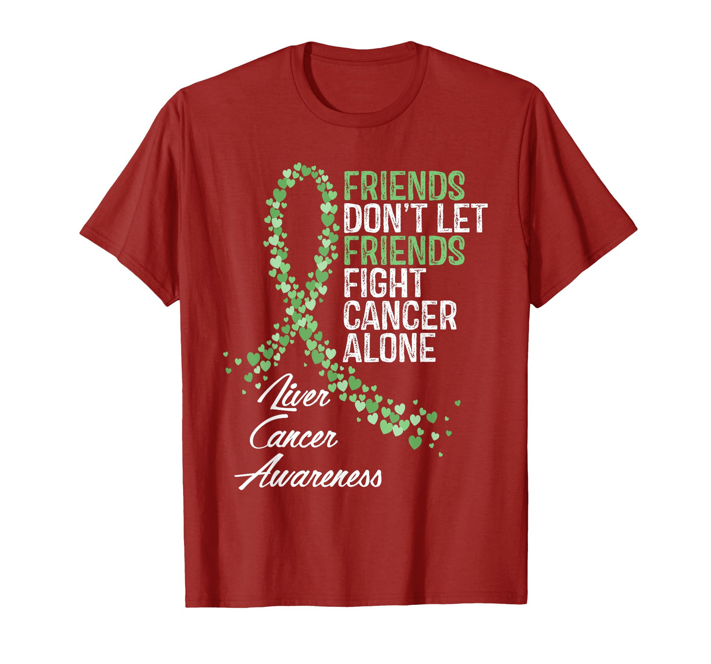 Liver Cancer Awareness Friends Fighter Warrior Support T-Shirt
