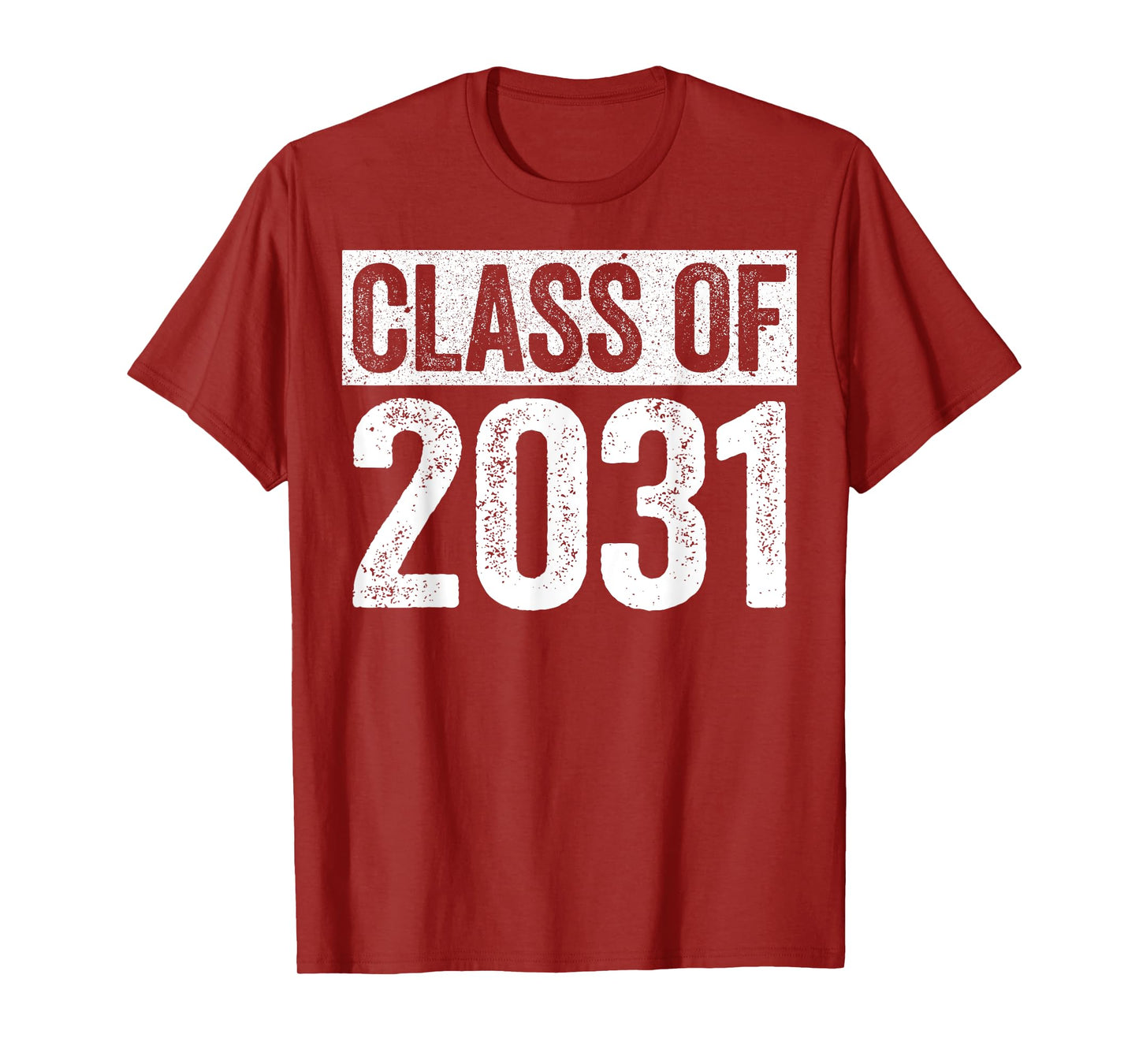 Class Of 2031 Shirt Senior 2031 Graduation T-Shirt
