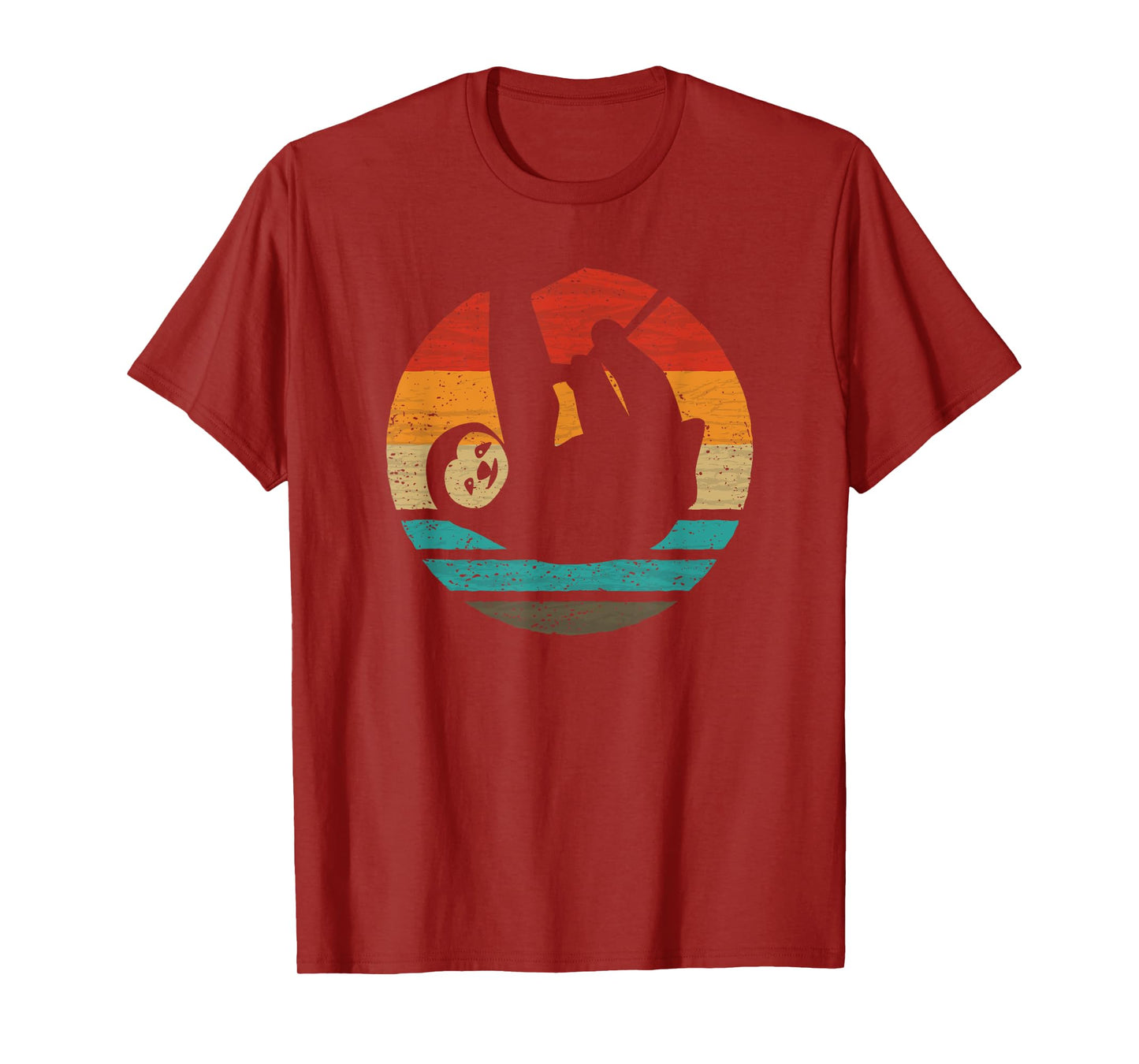 Sloth Retro Style Vintage T-Shirt