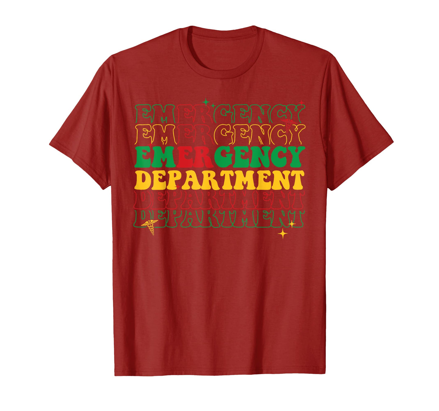 Emergency Department Juneteenth Pride African American T-Shirt