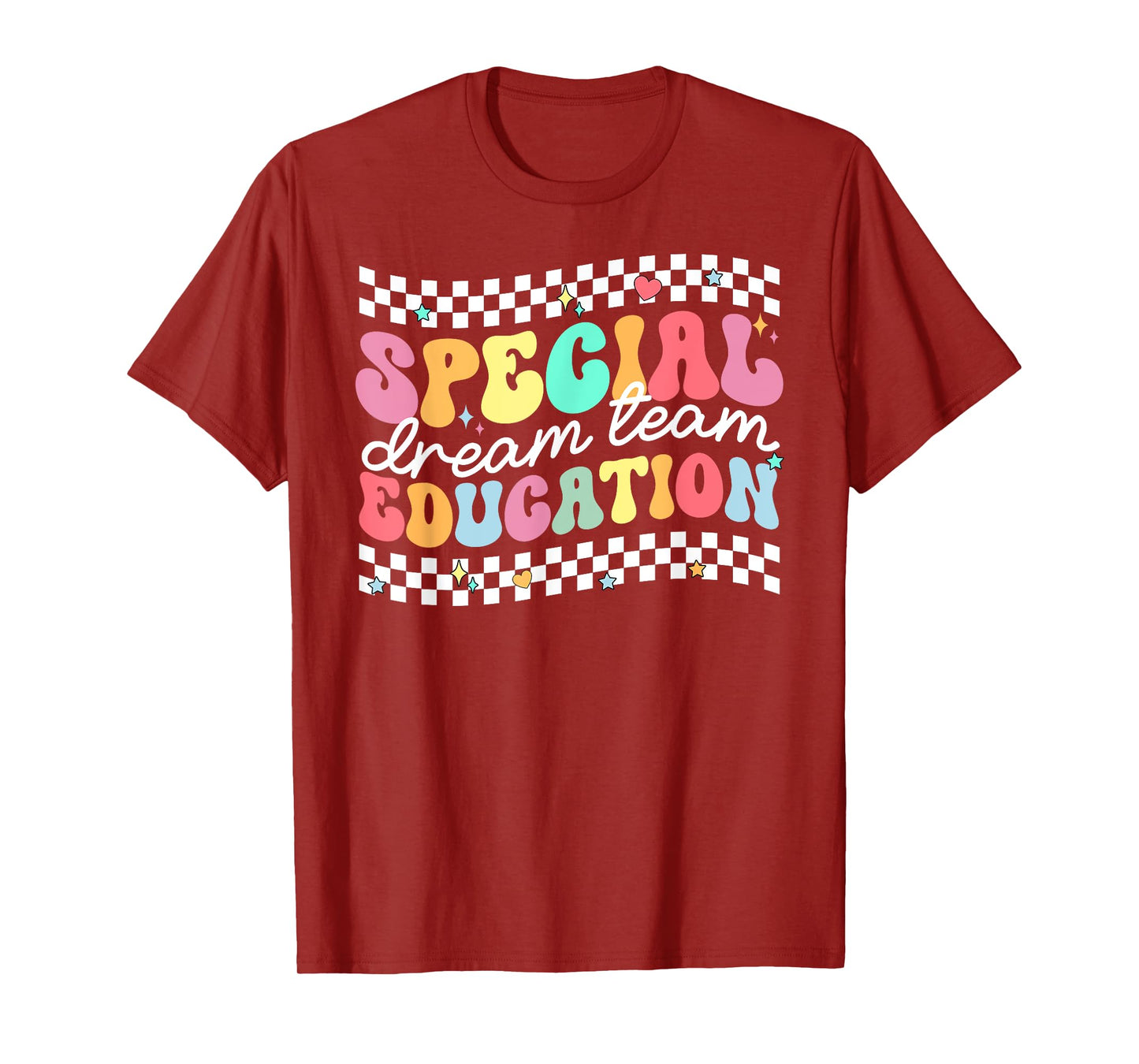 Retro Special Education Squad Groovy Dream Team SPED Teacher T-Shirt
