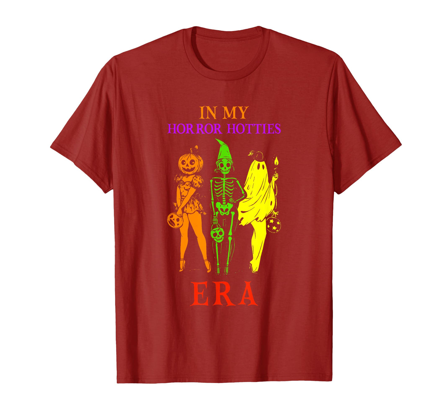 in My Horror Hotties Era Halloween Design T-Shirt