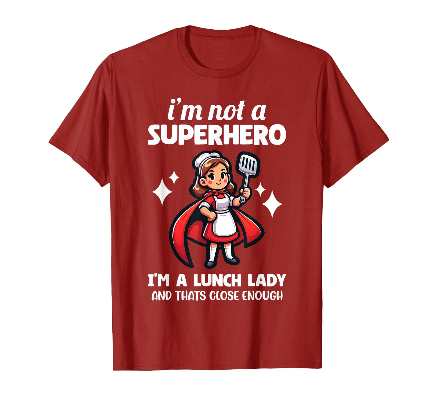 Funny Lunch Lady School Aide Appreciation Graphic T-Shirt