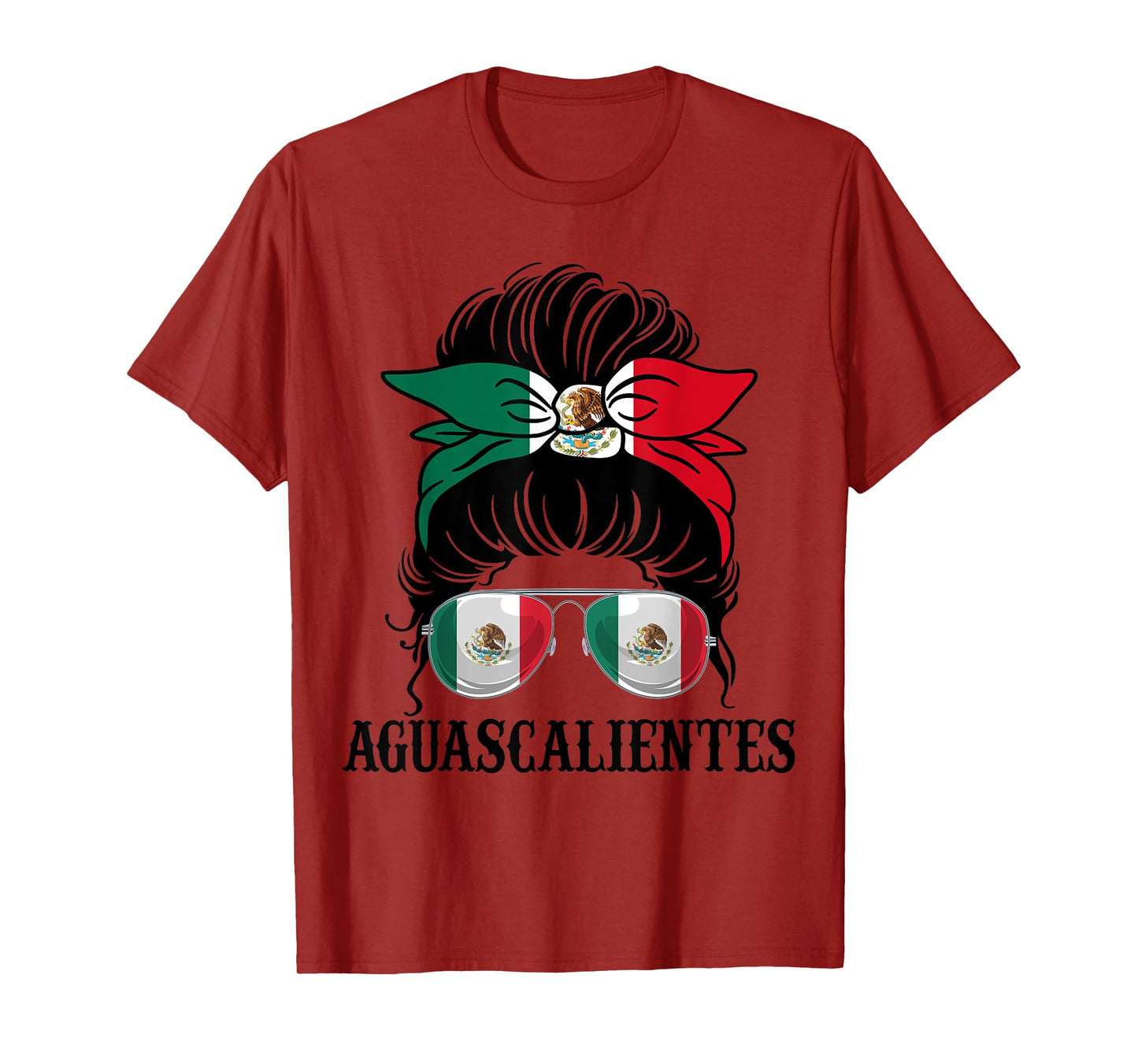 Aguascalientes Mexico Pride Mexican Flag State T-Shirt