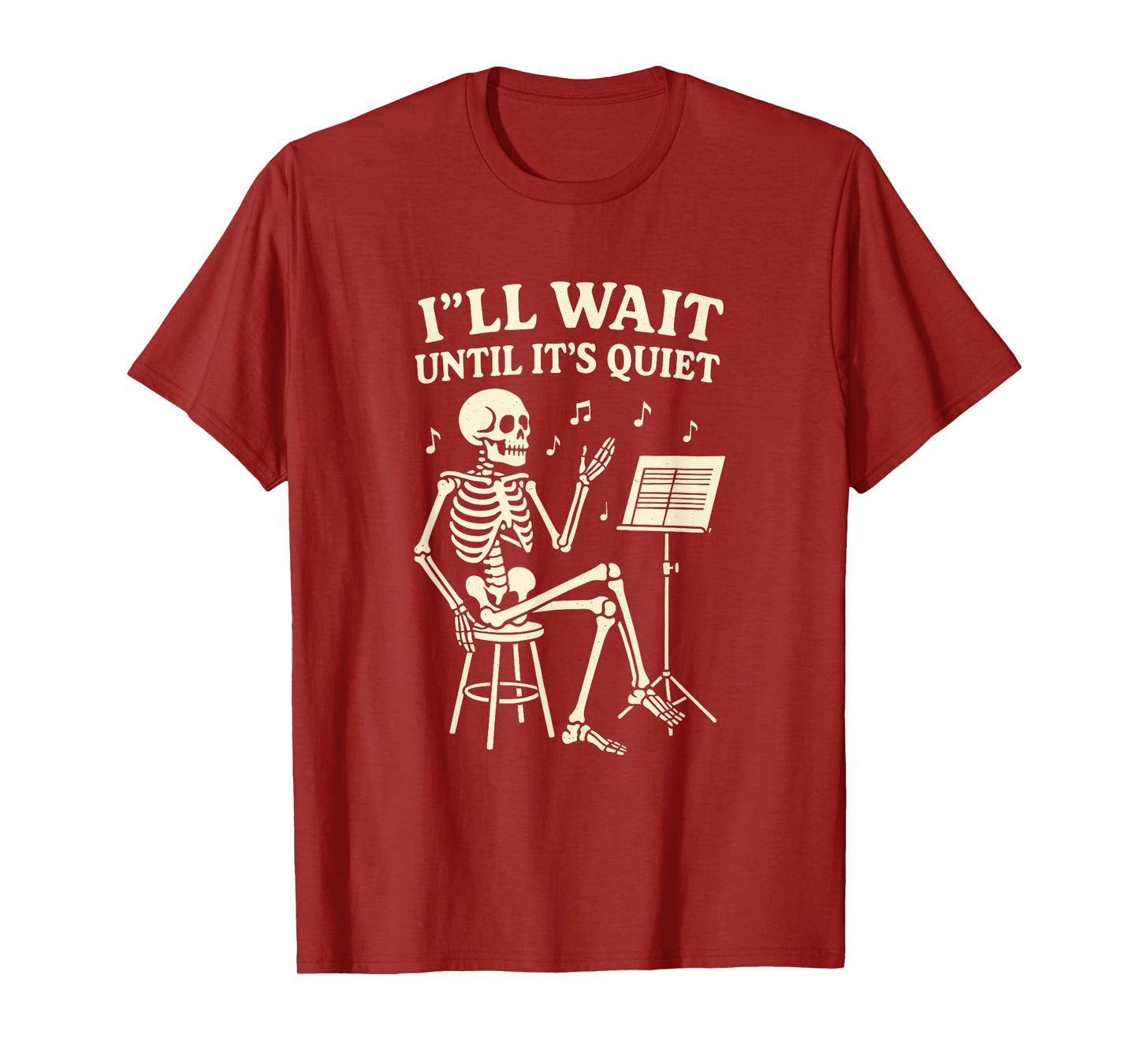 I'll Wait Until It's Quiet - Funny Teacher Costume T-Shirt