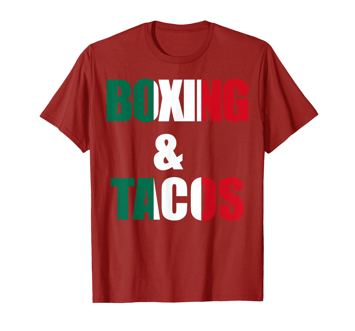 Boxing and Tacos Funny Mexico T-Shirt