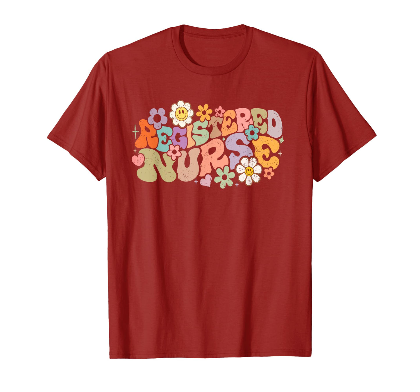 Retro Vintage Registered Nurse Nursing RN Funny T-Shirt