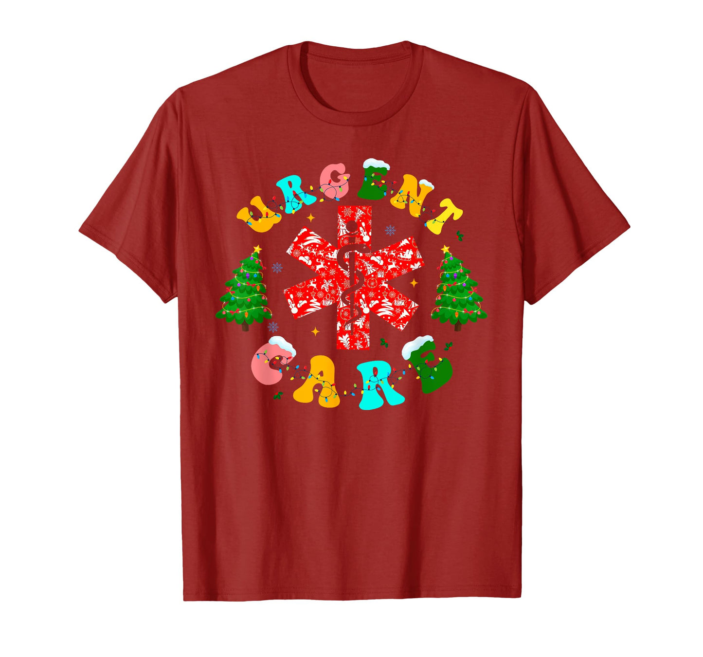 Urgent Care Nurse Christmas Team Minor Injury Unit RN Nurse T-Shirt
